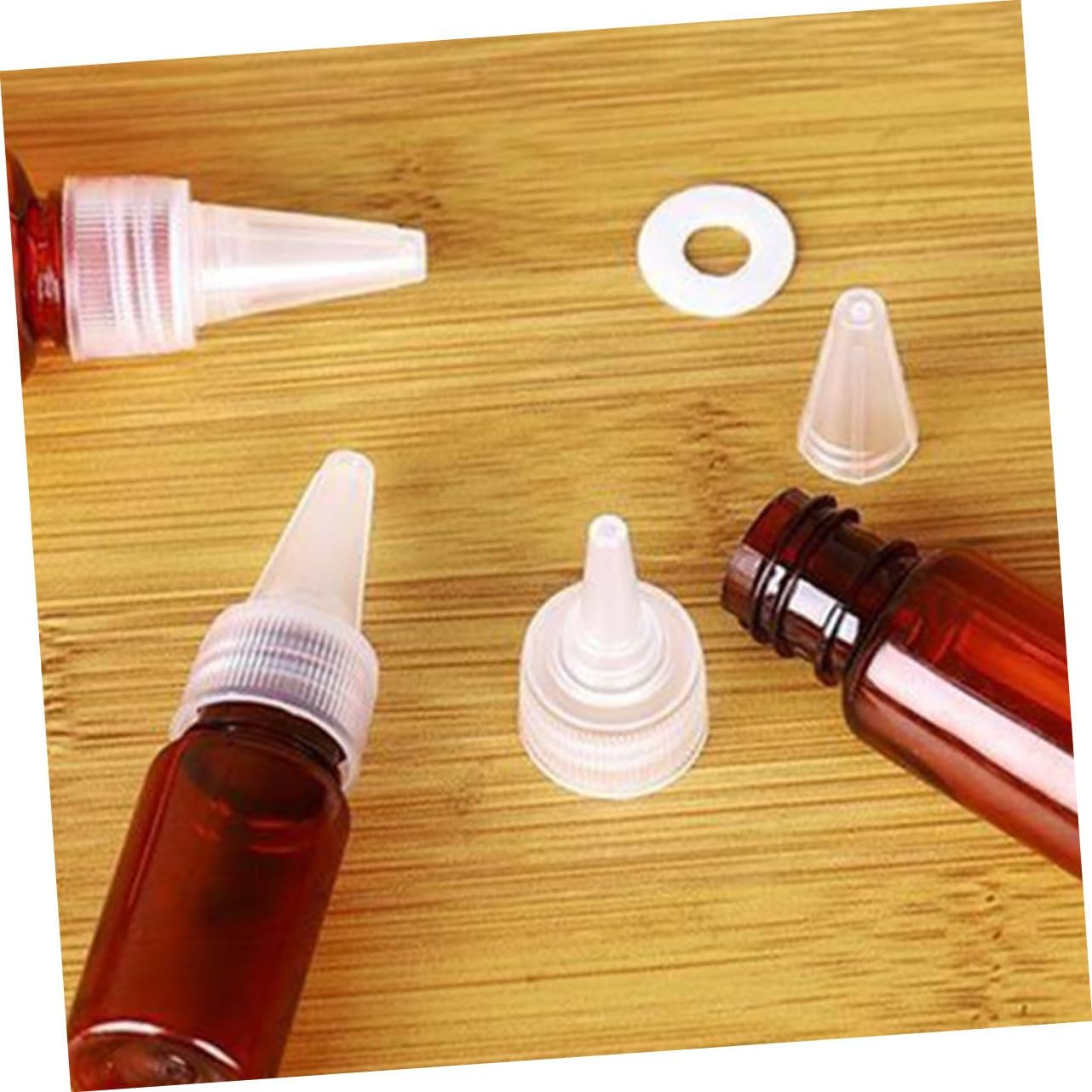 Preciatorz Flexible 10-Pack Sauce Squeeze Bottles for Easy Use