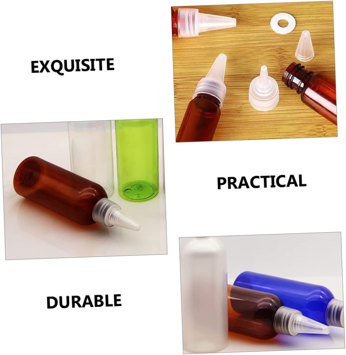 Simple Convenient Plastic Squeeze Dispenser for Condiments