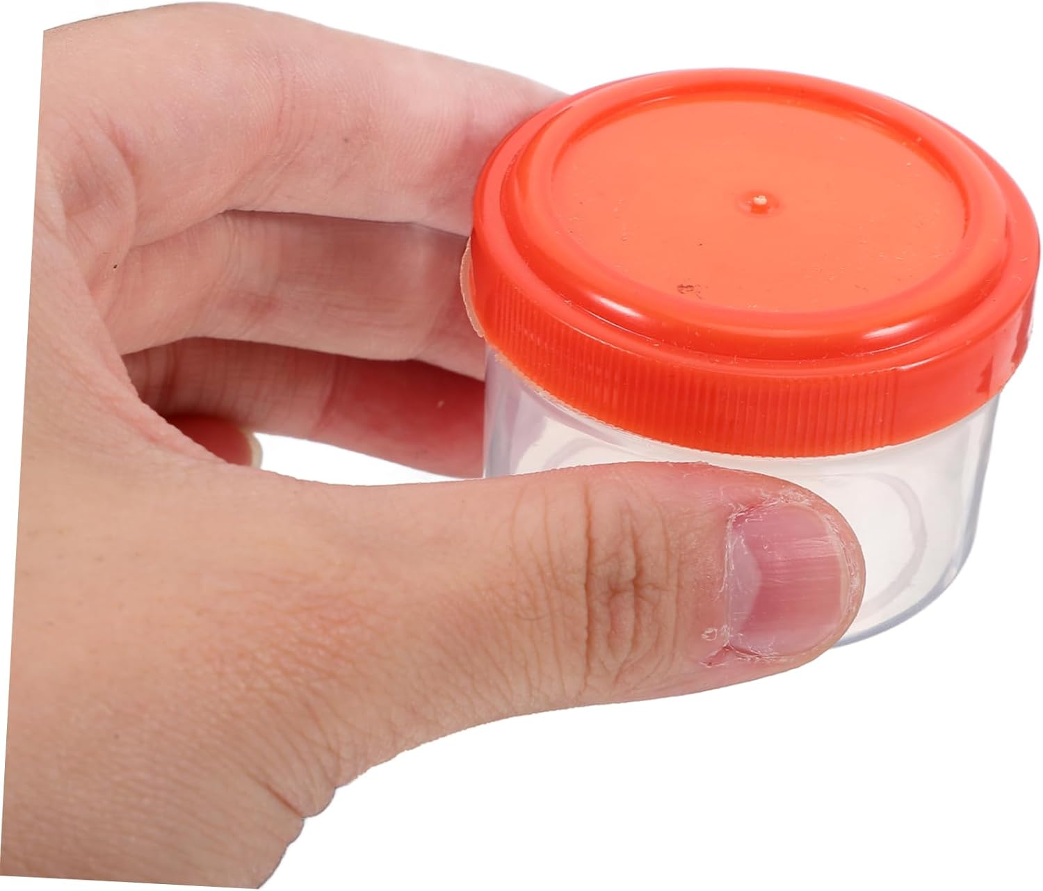 KICHOUSE 12-Piece Transparent Mini Squeeze Condiment Bottles Set With