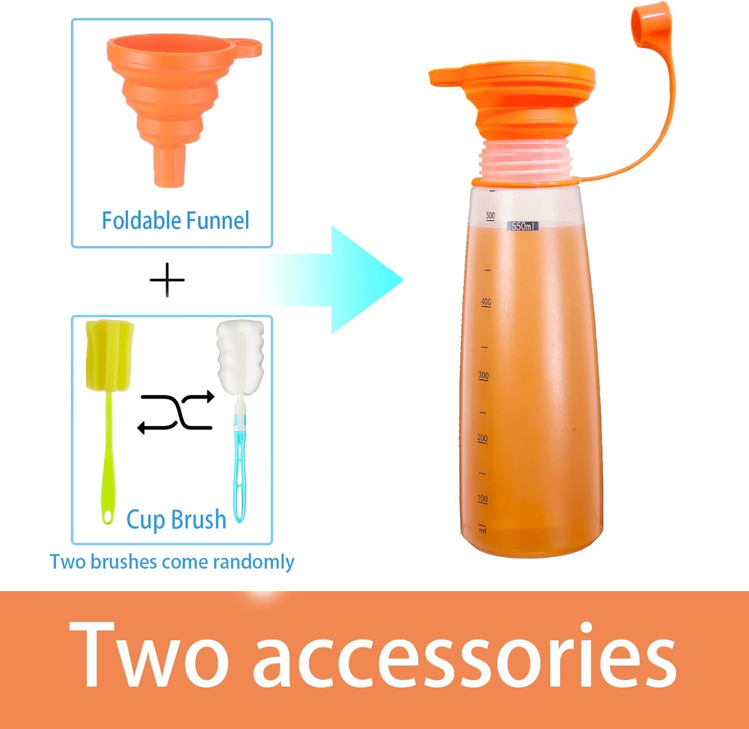 Wide-OpeningCondiment Squeeze Bottles