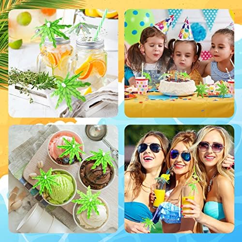 Tropical Fun 150 Coconut Leaf Drink Umbrellas for Elegance Style