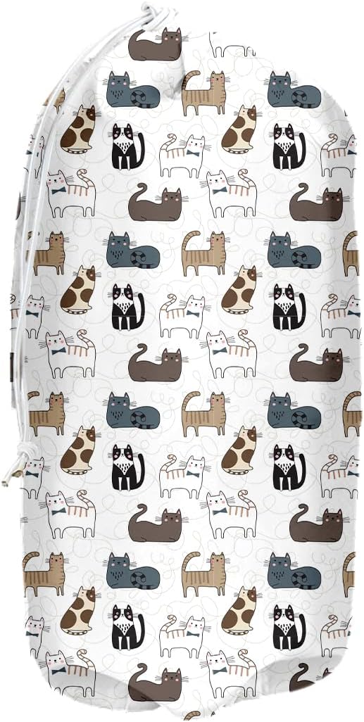 Cute Cat Toiletries Organizer - Portable Durable Kitty Storage Bag