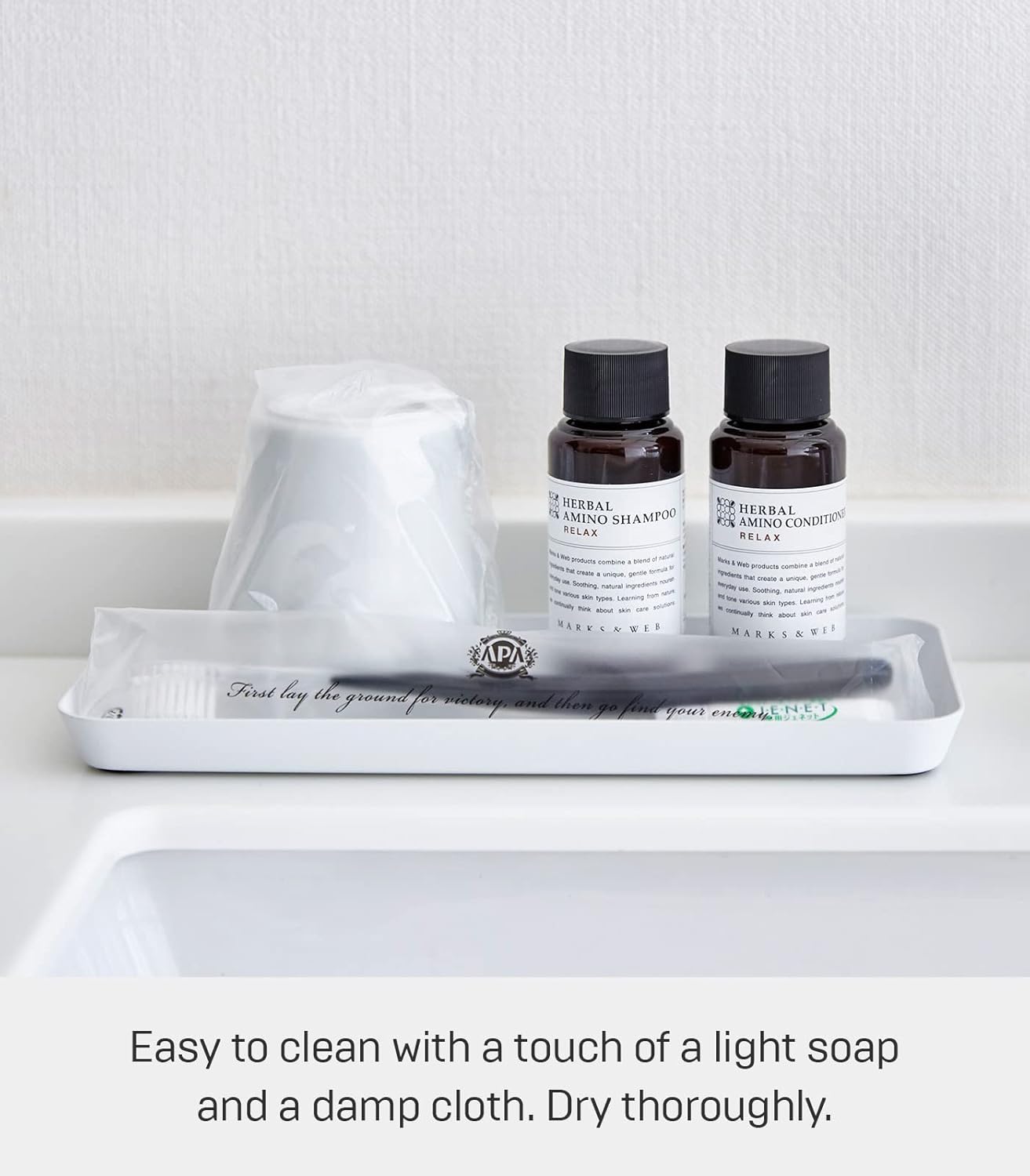 Space-Saving Vanity Tray