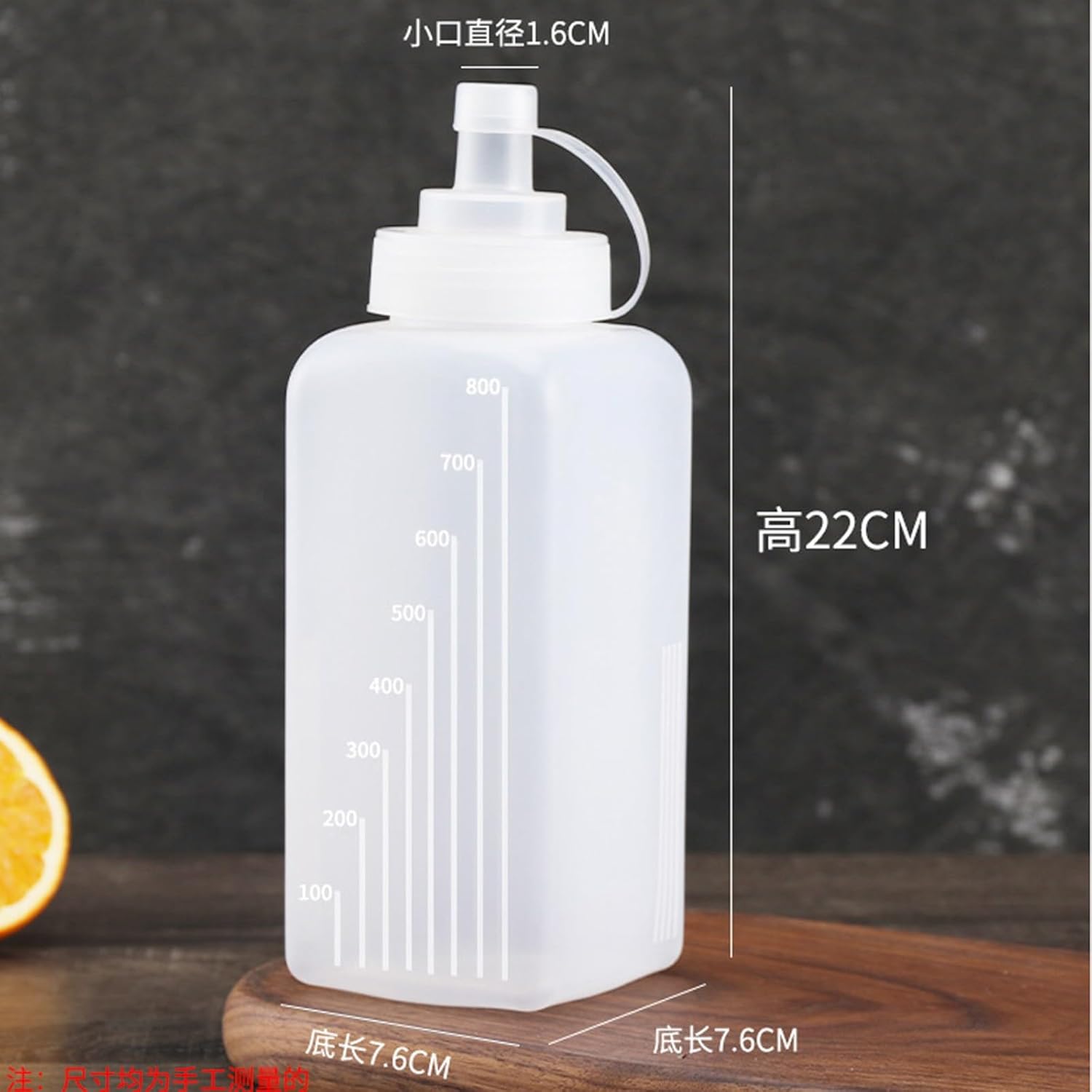 Sauce Bottles Set 2 Pack PP Material Squeeze Condiment dispensers