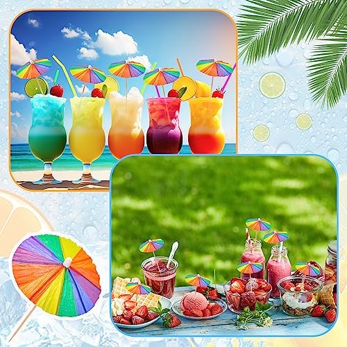 Perfect Rainbow Drink Umbrellas for Parties