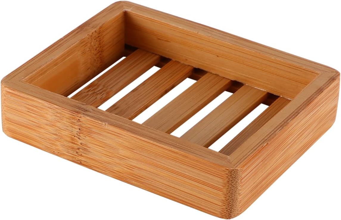 Cabilock Bamboo Pine Linear Soap Holder for BATH KITCHEN
