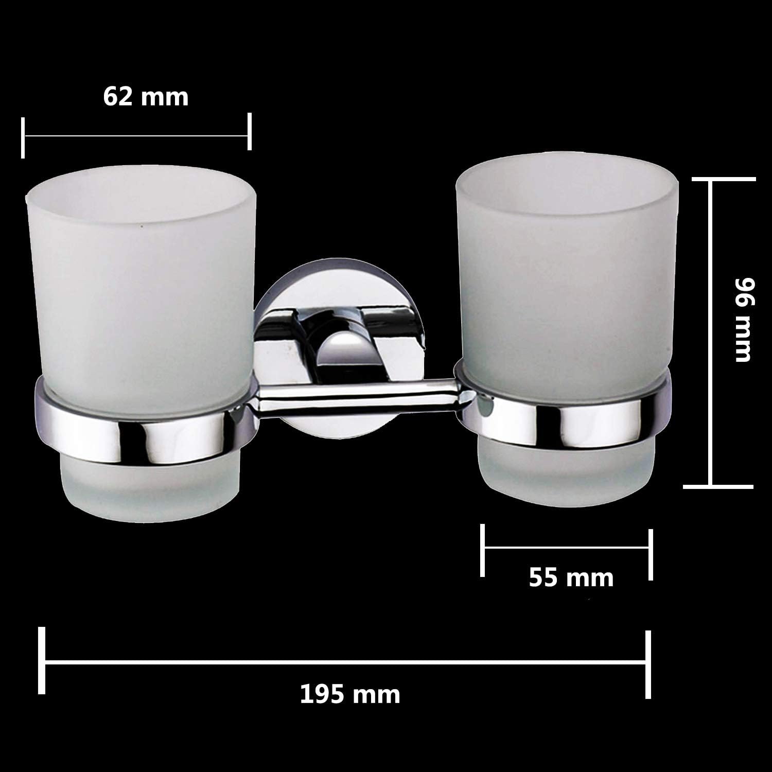 Makidar Premium To Brush Glass Tumbler