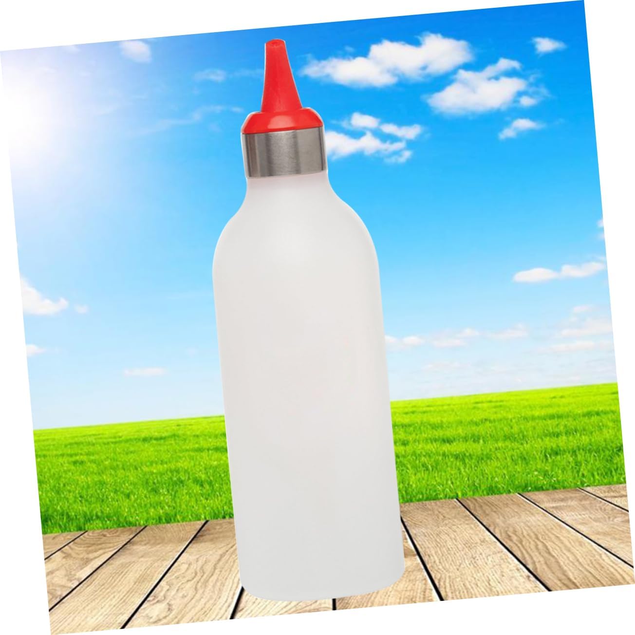450ml Squeeze Bottle with Food Grade Silicone PP Material