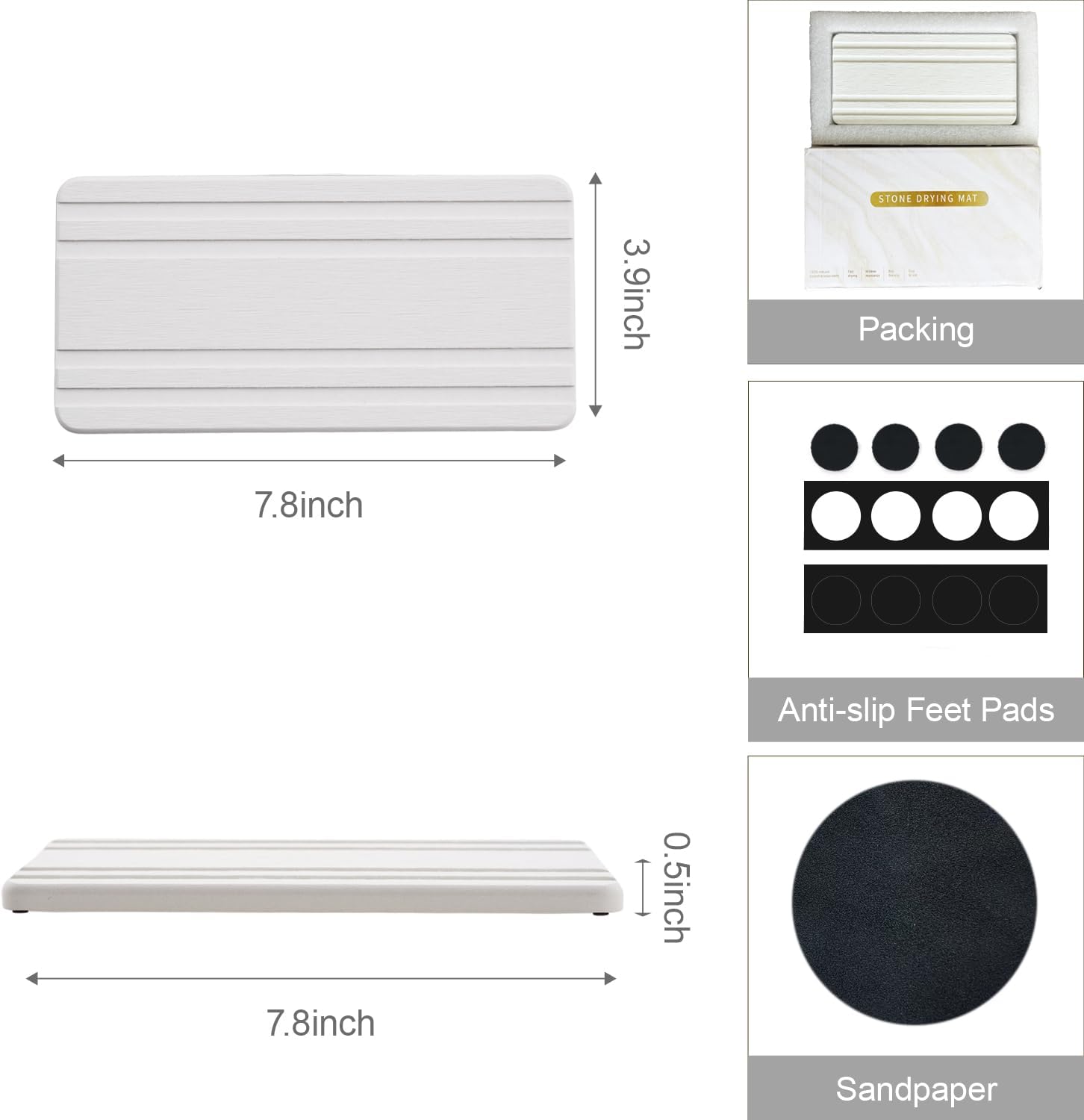 Quick-Drying Sink Trays for Kitchen Bathroom