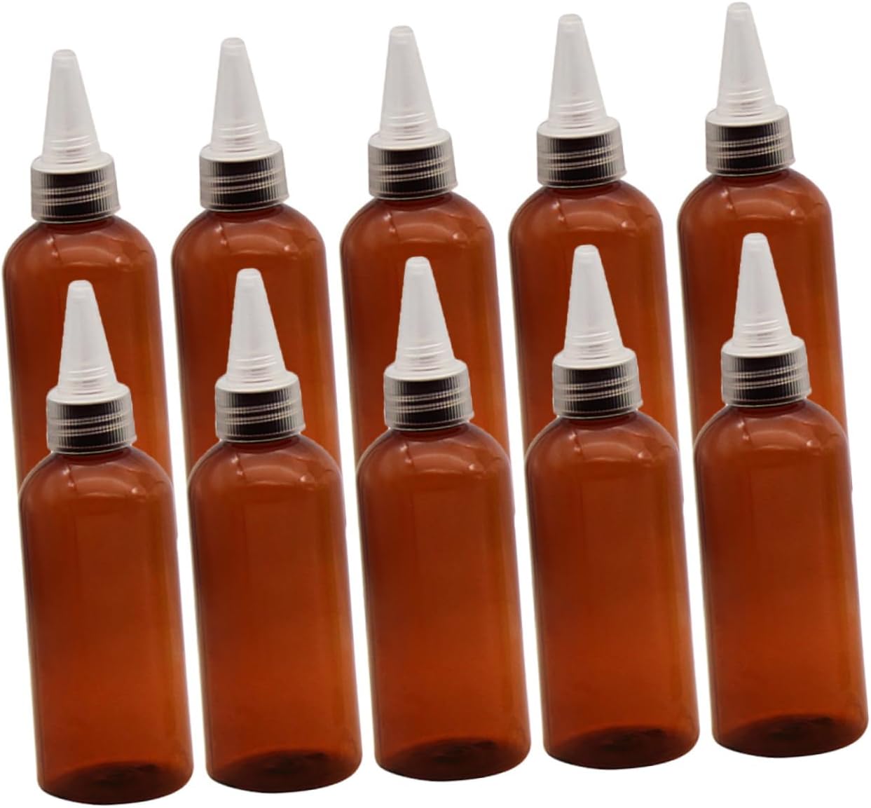 Effortless 10-Piece Plastic Squeeze Dispensers