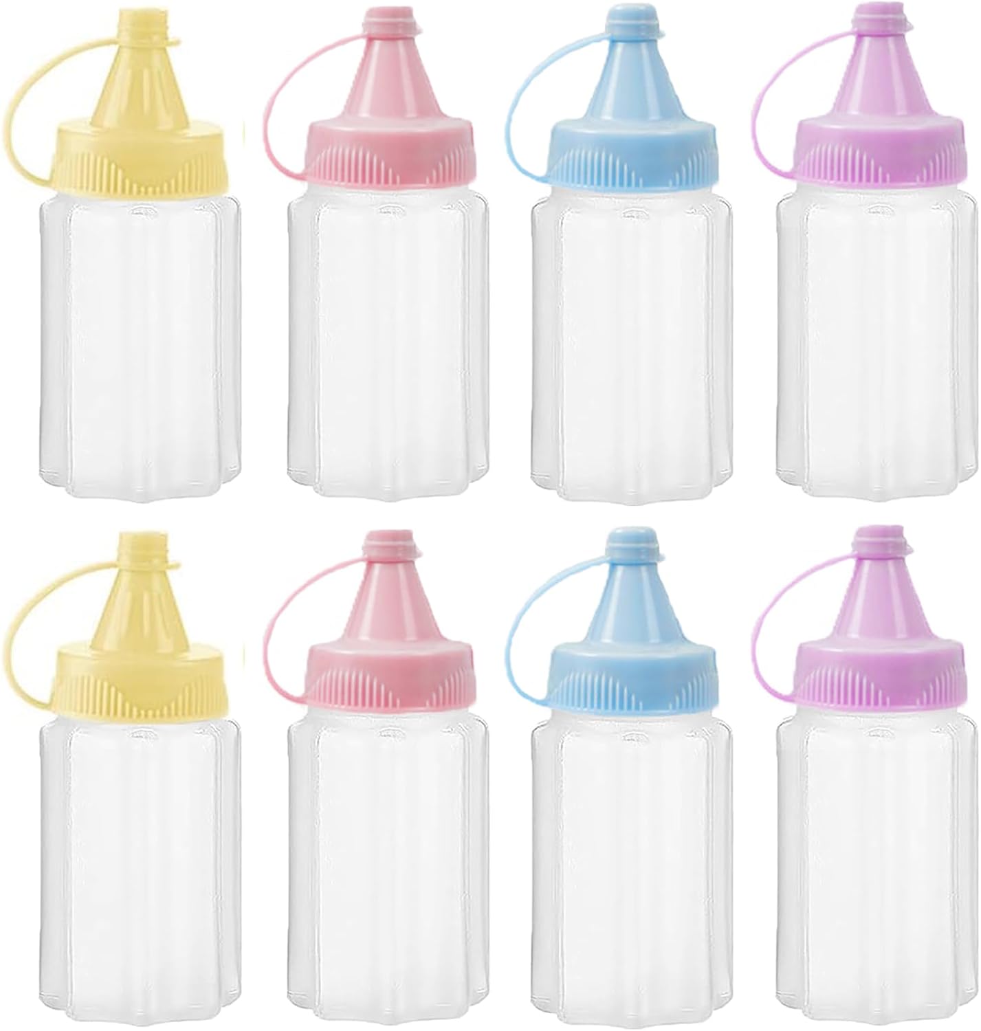 8-Piece Mini Ketchup Squeeze Bottles