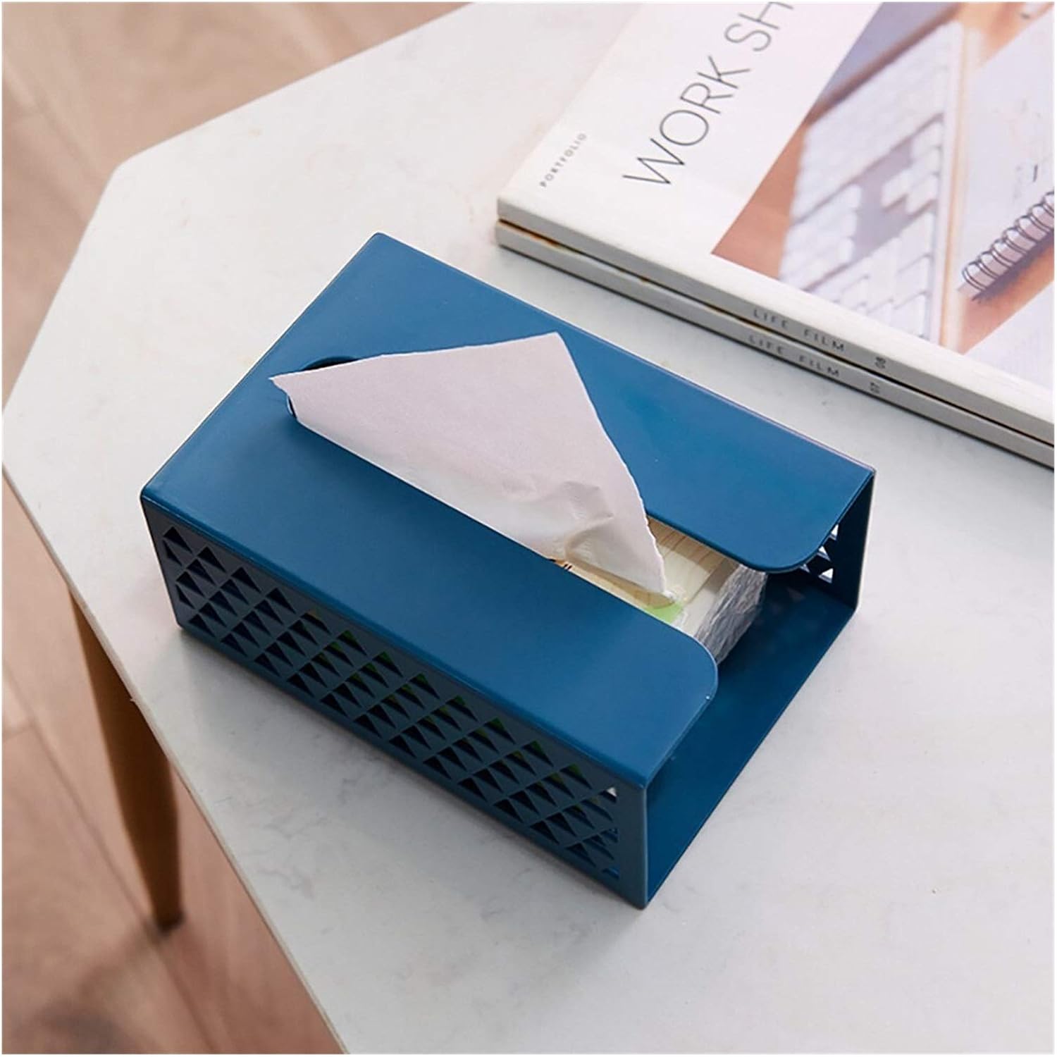 Durable Wall-Mounted Tissue Holder for Kitchen and Bathroom