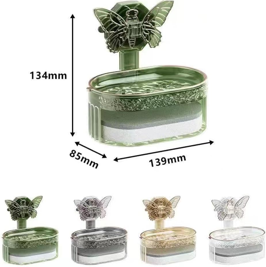Unique Suction Cup Soap Box for Bathrooms