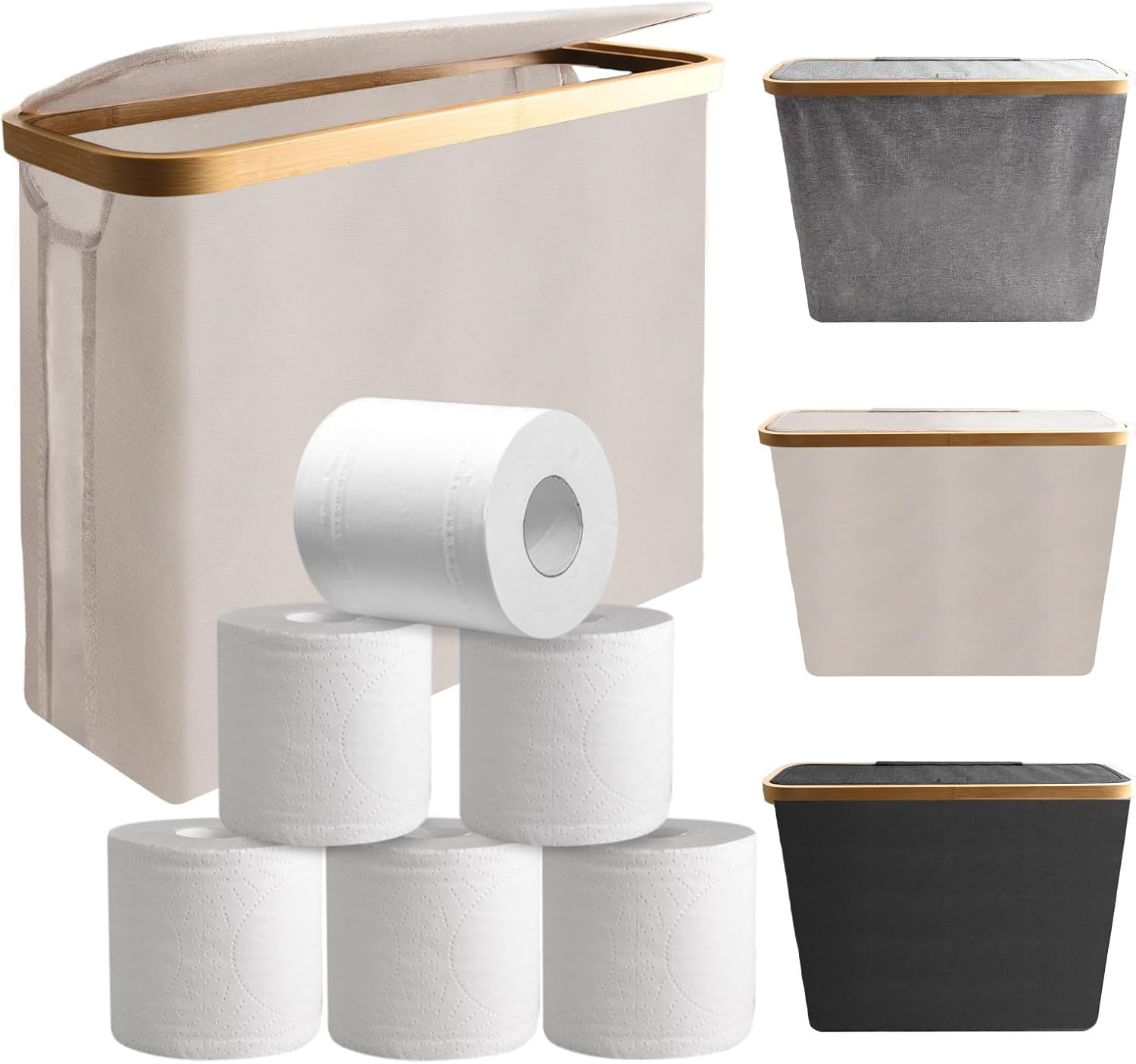 30L Toilet Paper Storage Basket 12 Rolls 30L Capacity