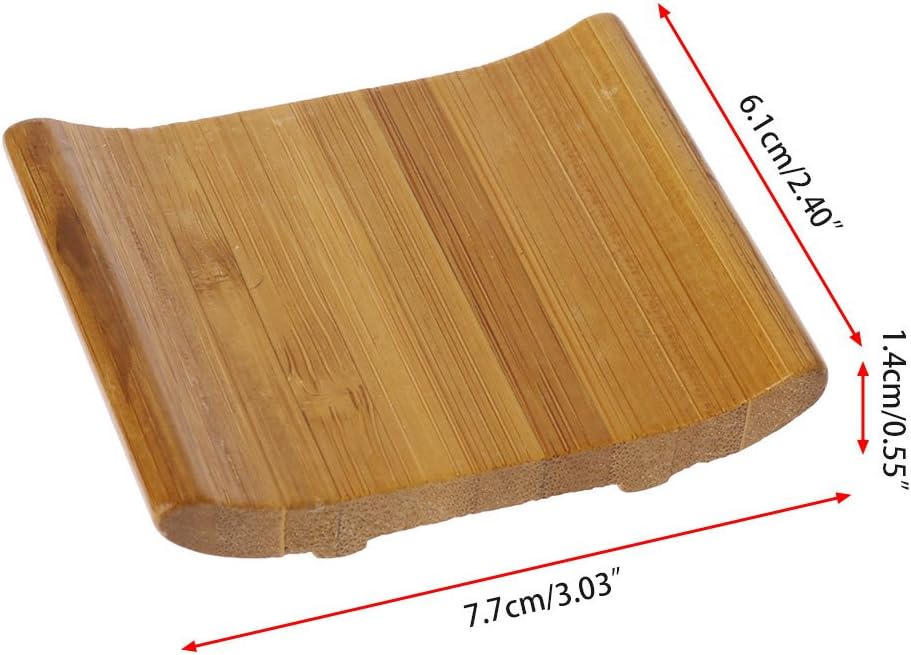 Eco-Friendly Bamboo Soap Dish For Bathroom