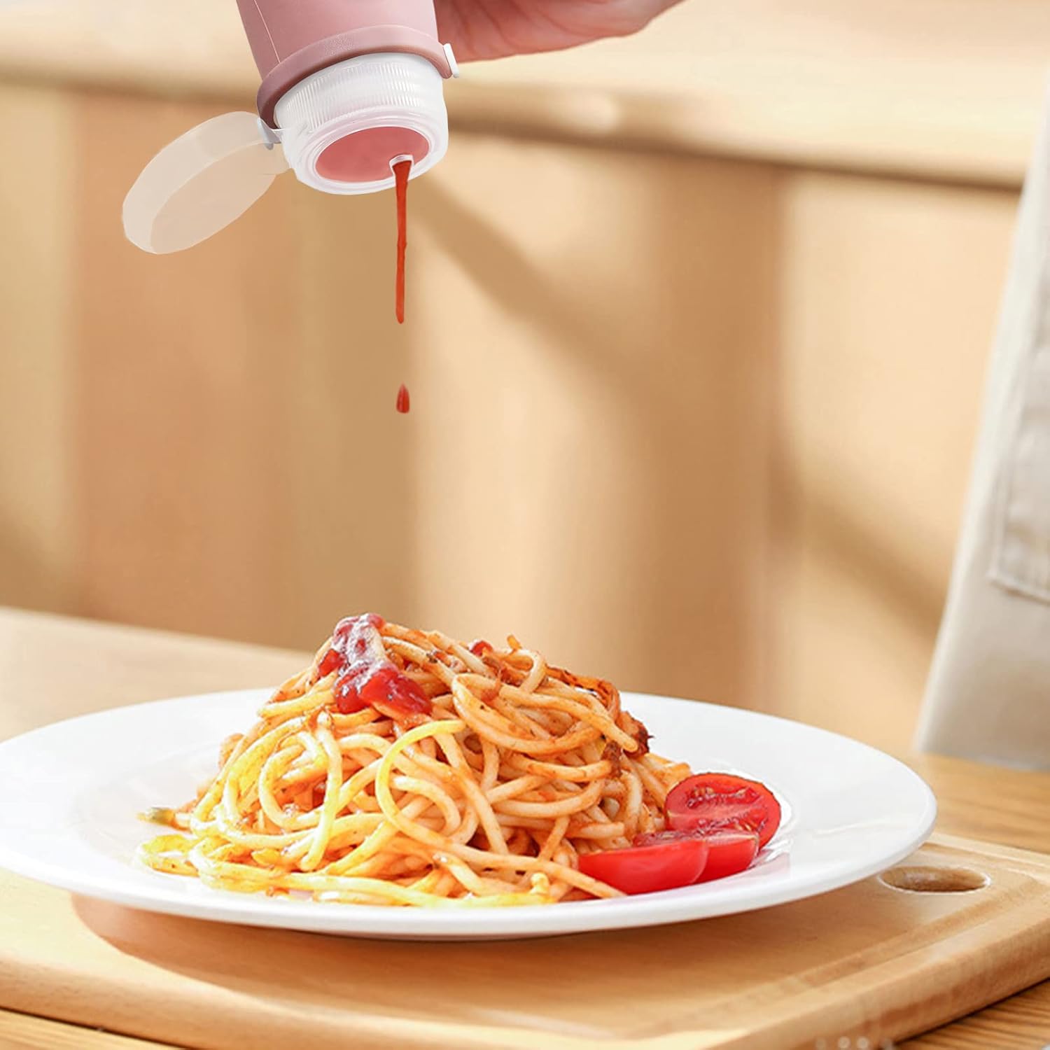 Mini Squeeze Bottles for Salad Dressing More