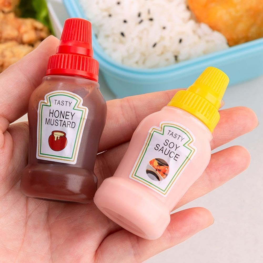 Reused Empty Ketchup Mustard Dispenser Bottles