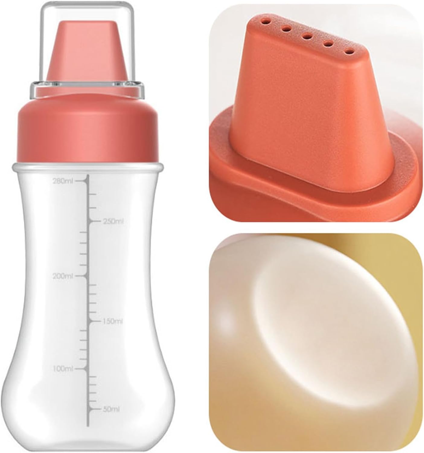 Zerodis 350ml Condiment Squeeze Bottle Effortlessly Dispense Leak-Proof and Durable