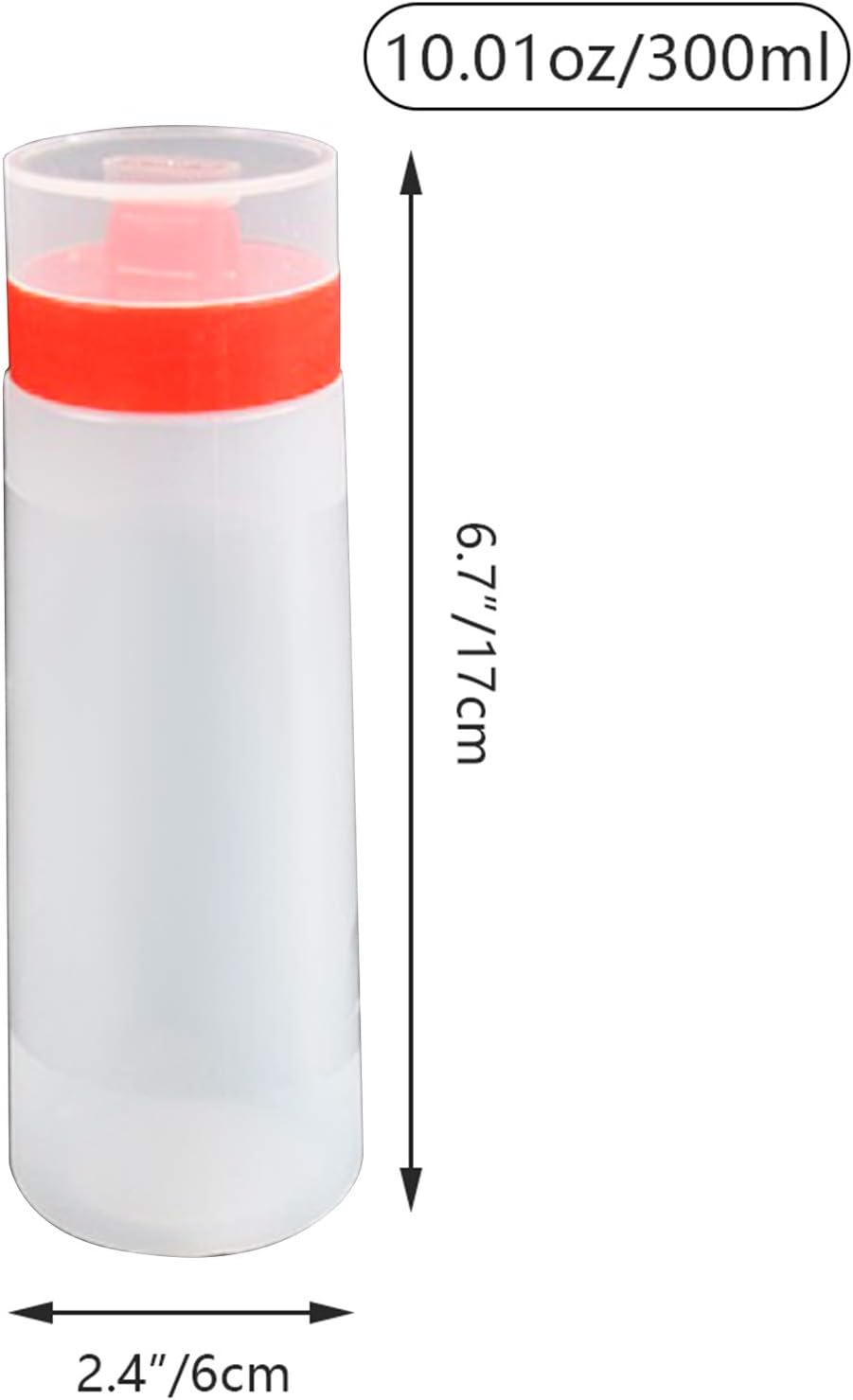 4-Hole Squeeze Bottles for Condiments