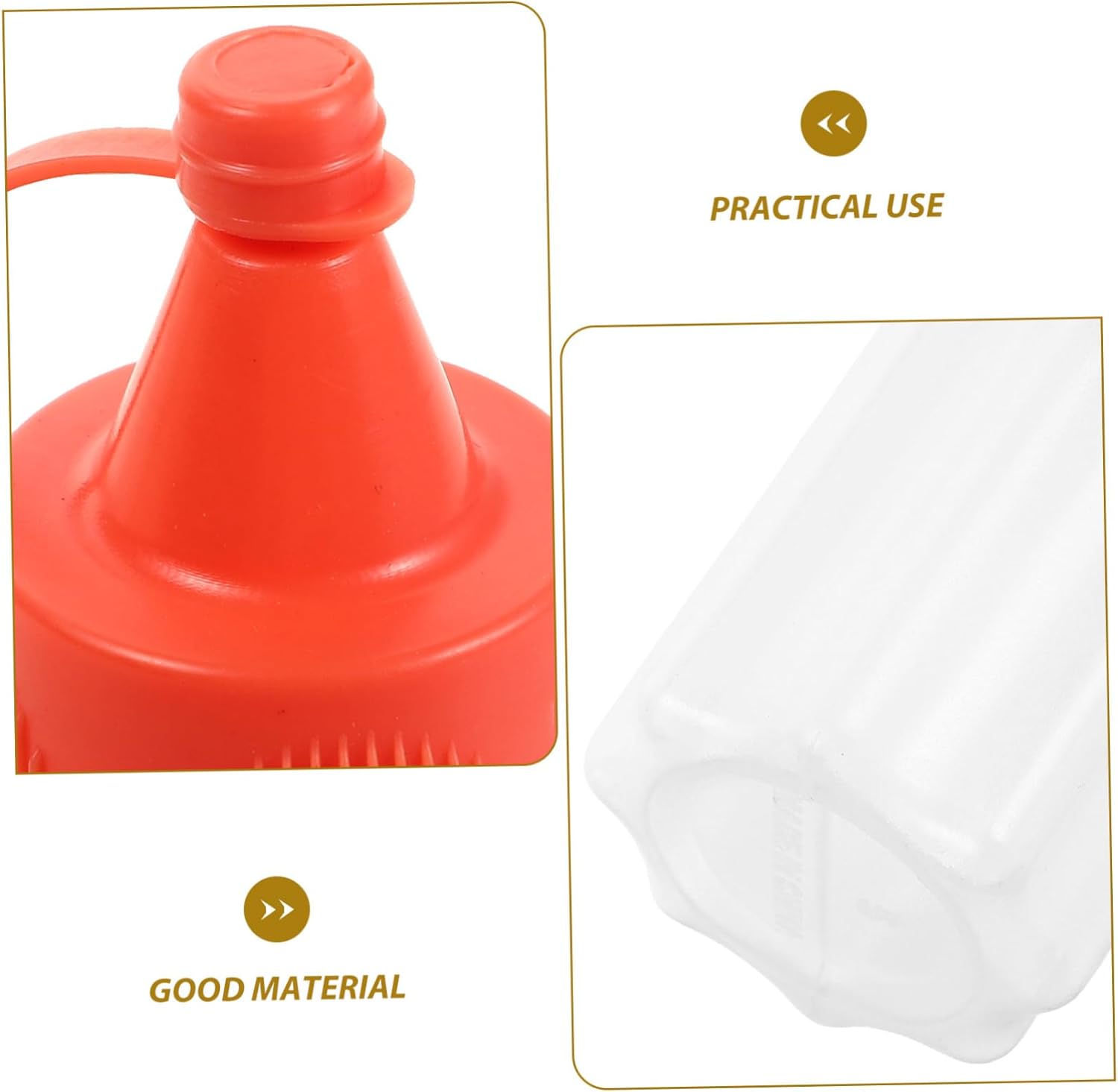 12pc Mini Squeeze Bottles Set for Condiments More