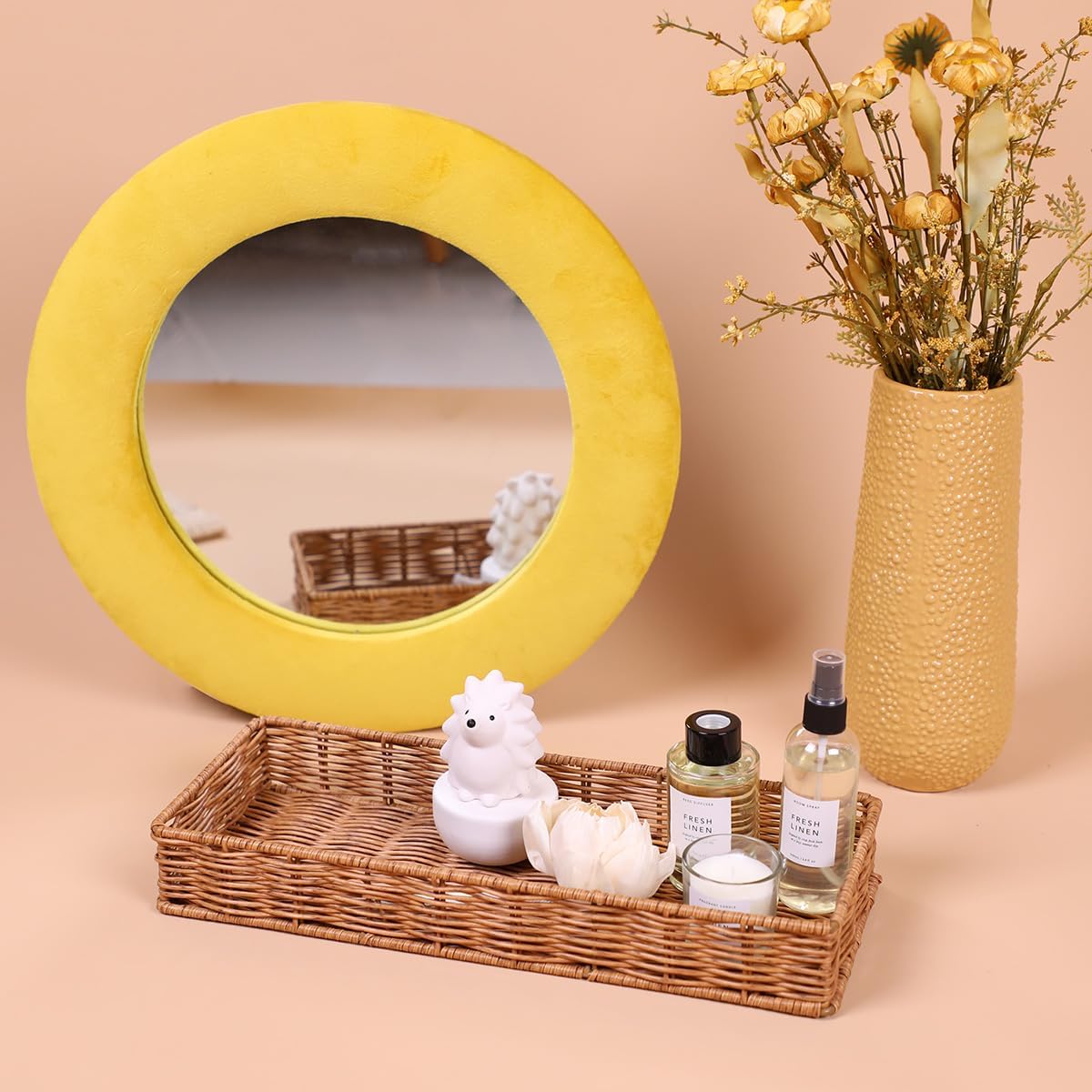 Rattan Bathroom Tray