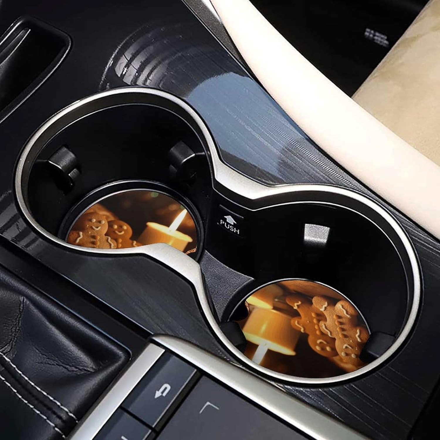 6-Piece Car Coasters for Cup Holders