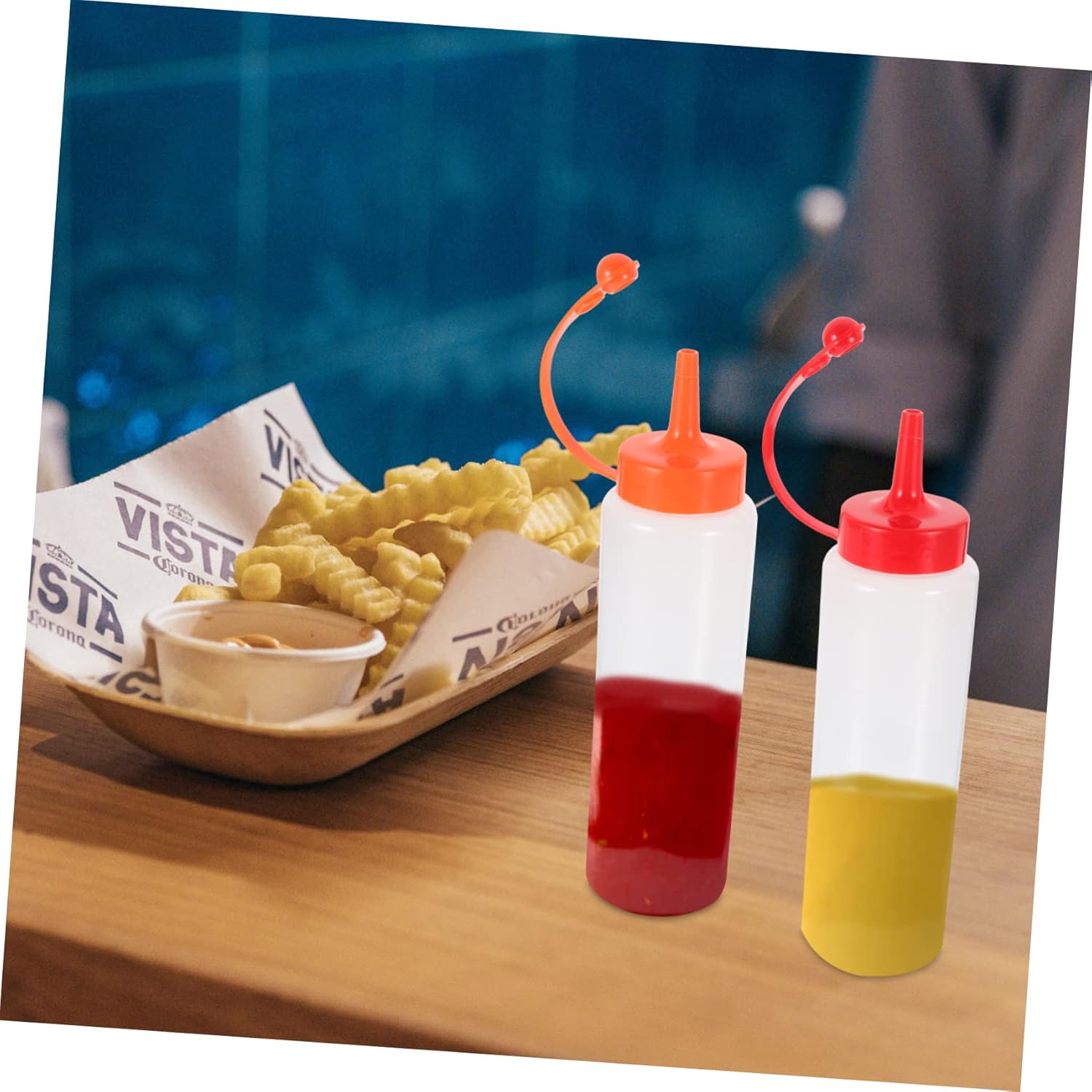Condiment Squeeze Bottles Set