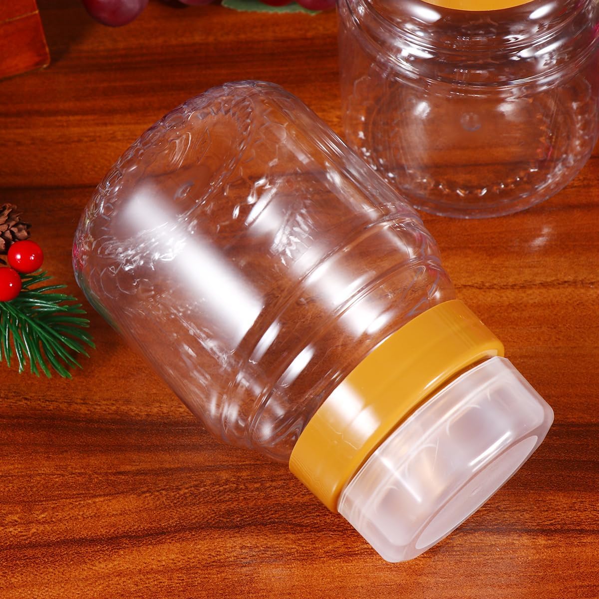 4-in-1 Transparent Honey Bottle Set