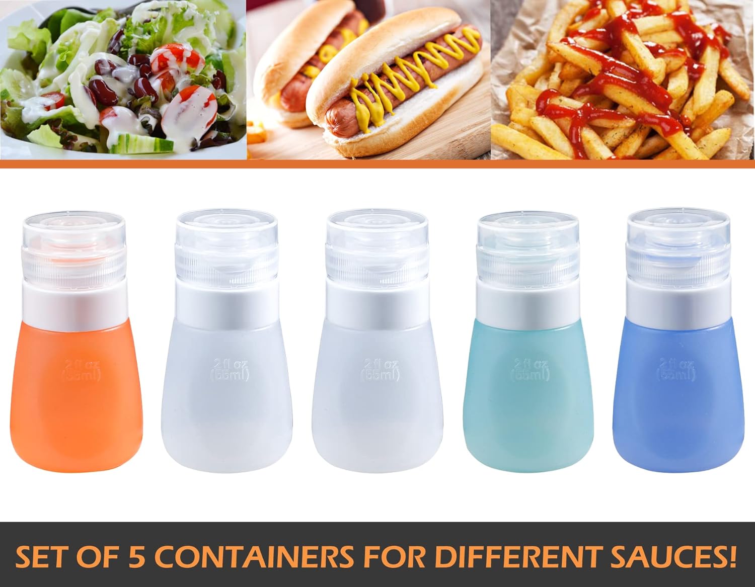Webake 2oz Leak-Proof Travel Containers