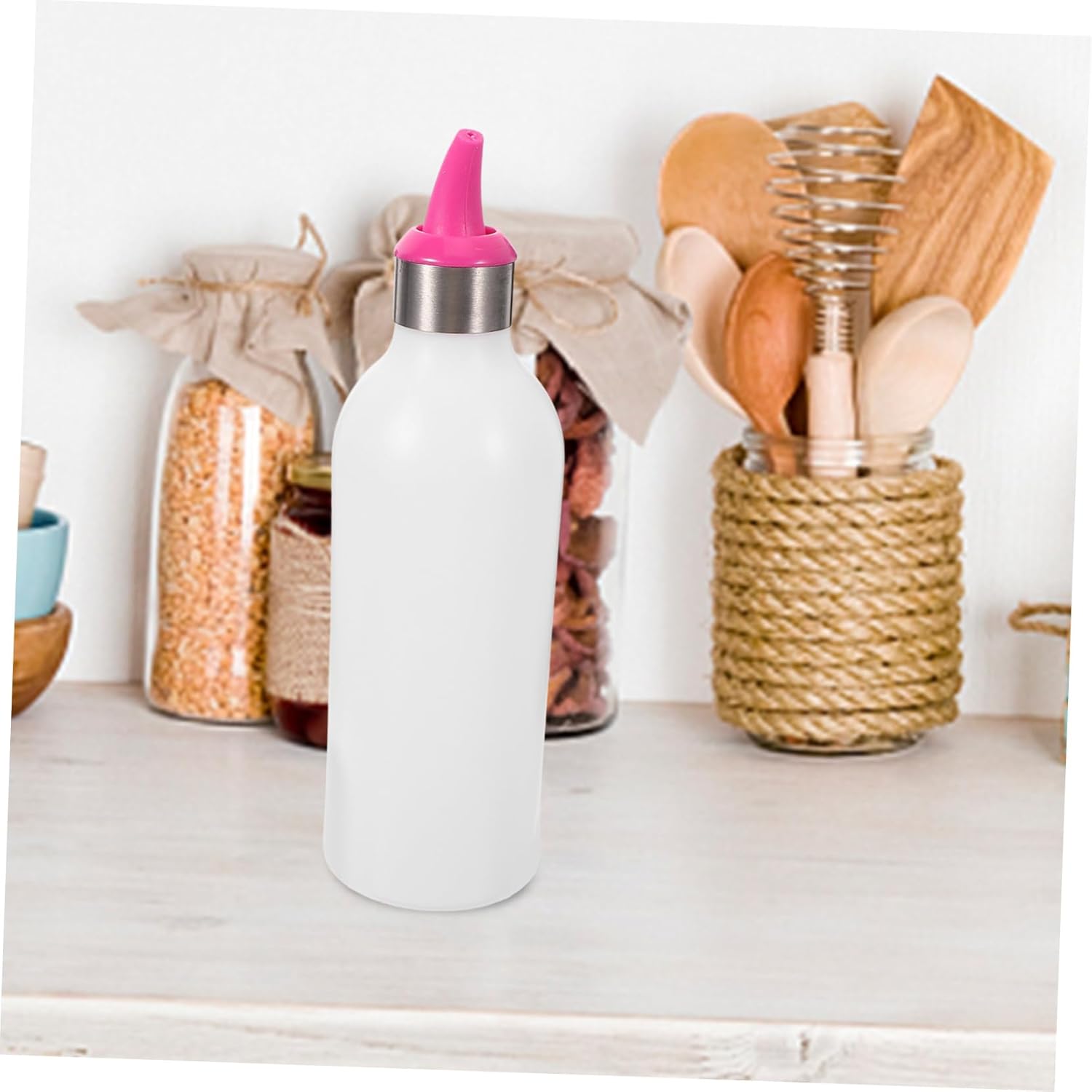 Perfect Gift - Mikinona Reusable Plastic Condiment Squeeze Bottle 1pc