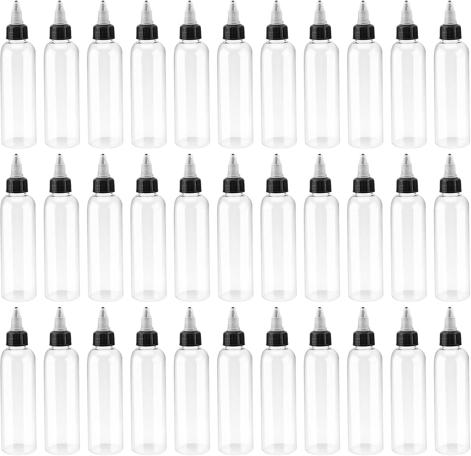 MAHIONG 64 Piece 4oz Squeeze Bottles Set