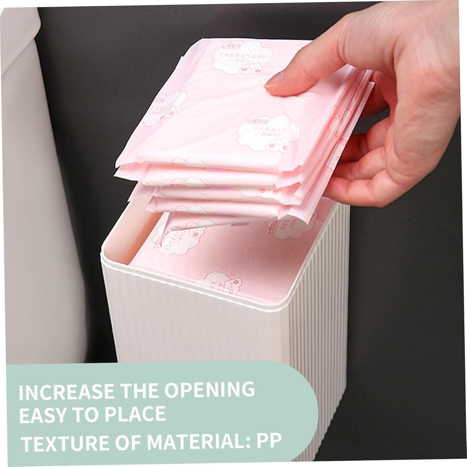Curckua Wall-Mounted Storage Box for Toiletries sanitary Pads