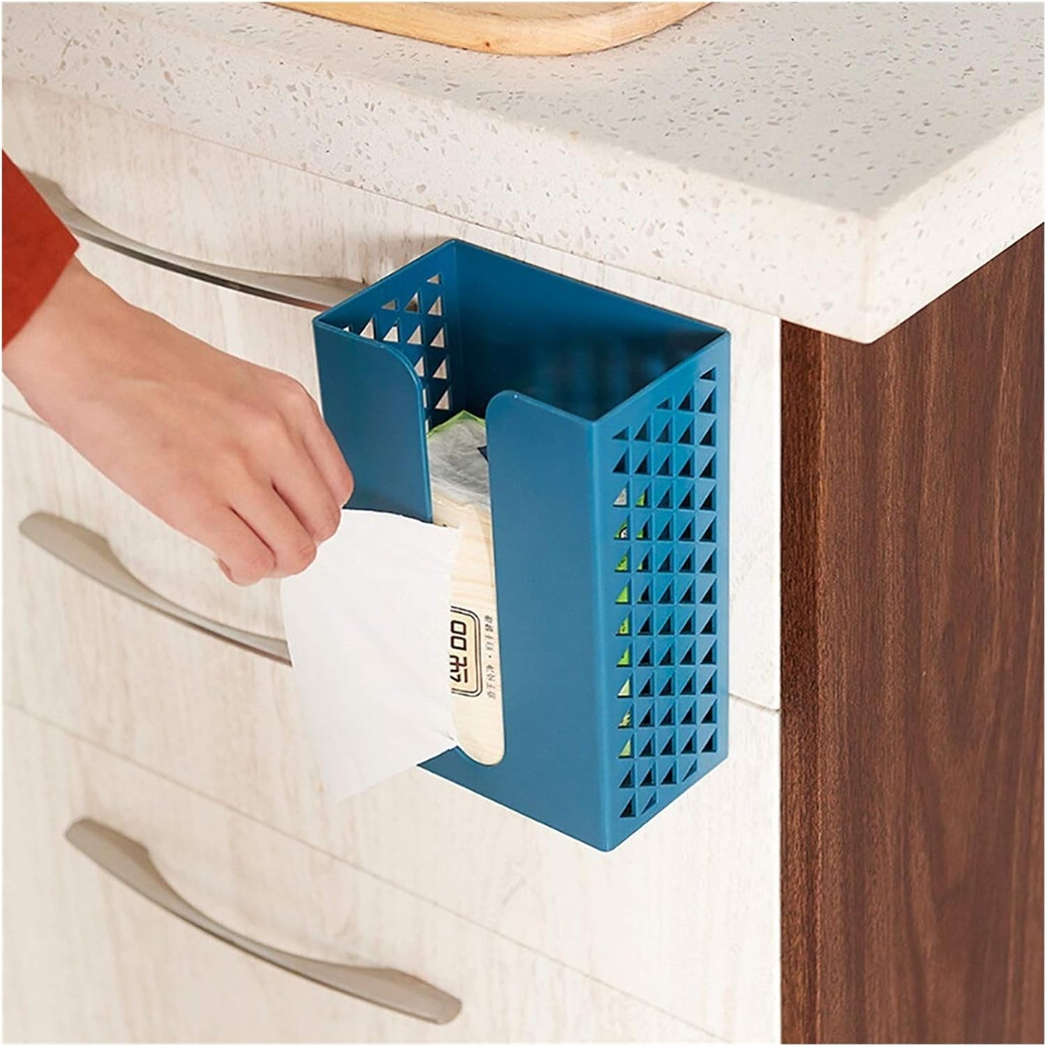 Durable Wall-Mounted Tissue Holder for Kitchen and Bathroom