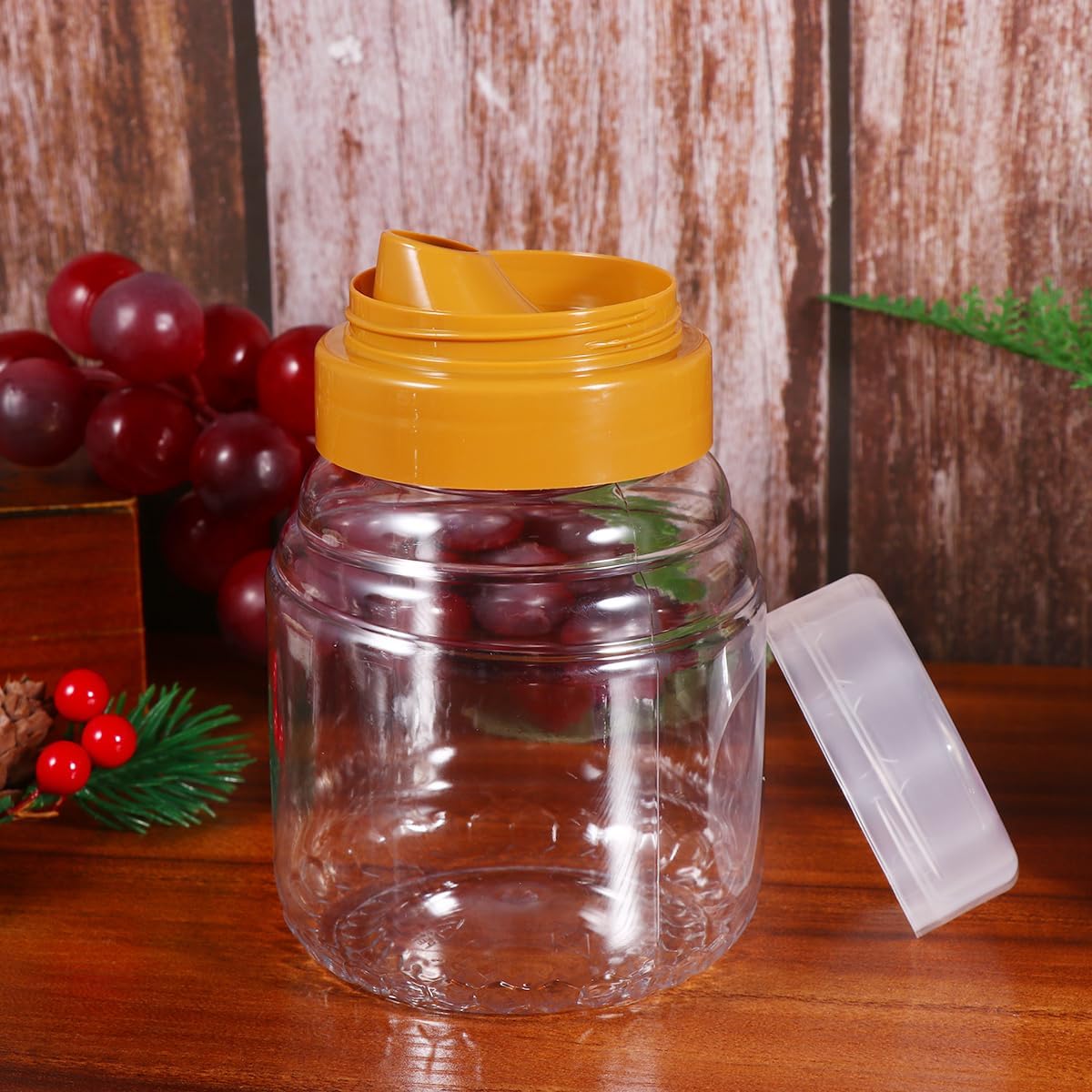 4-in-1 Transparent Honey Bottle Set