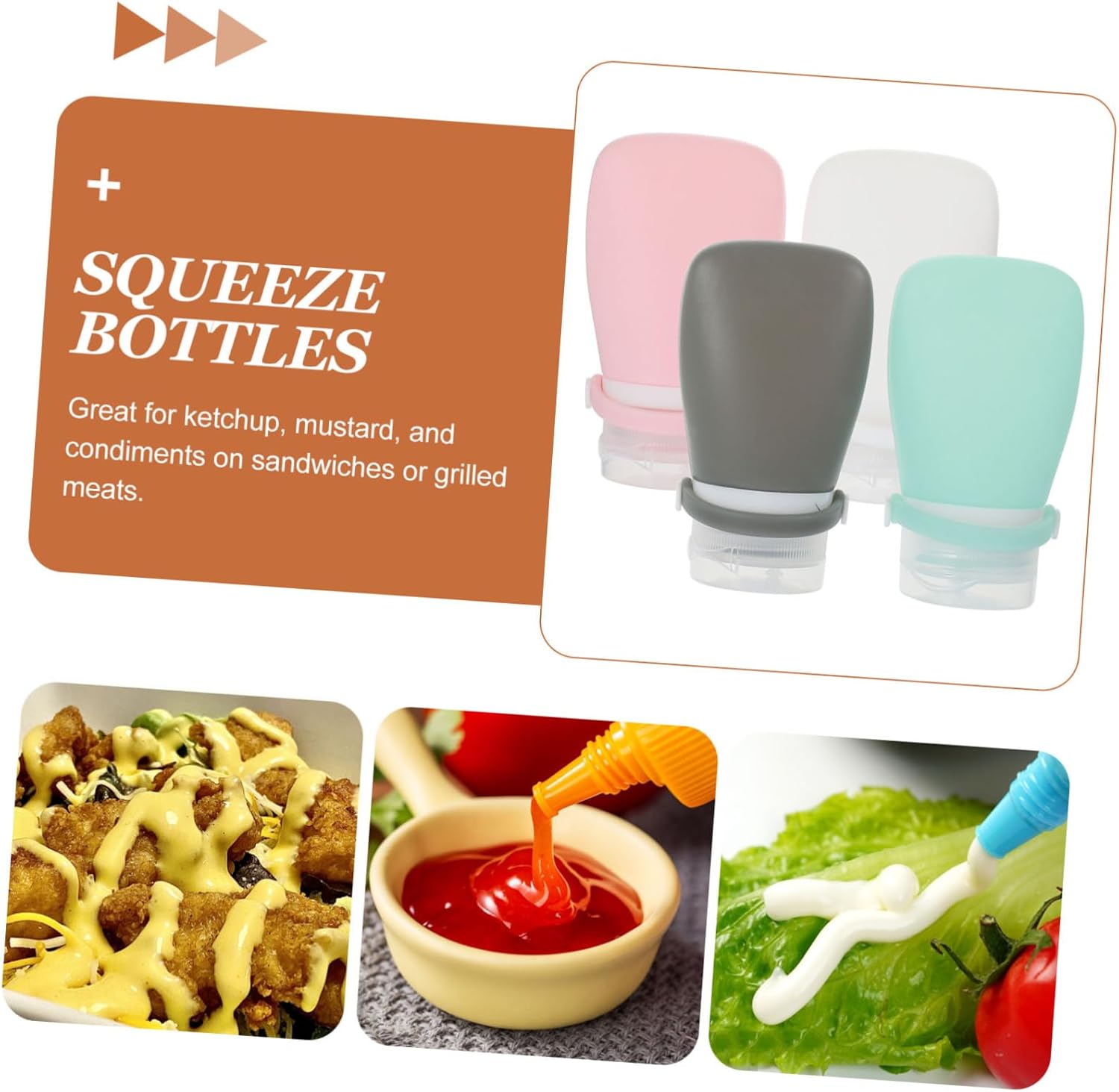 Lightweight Squeeze Sauce Bottles for Ketchup