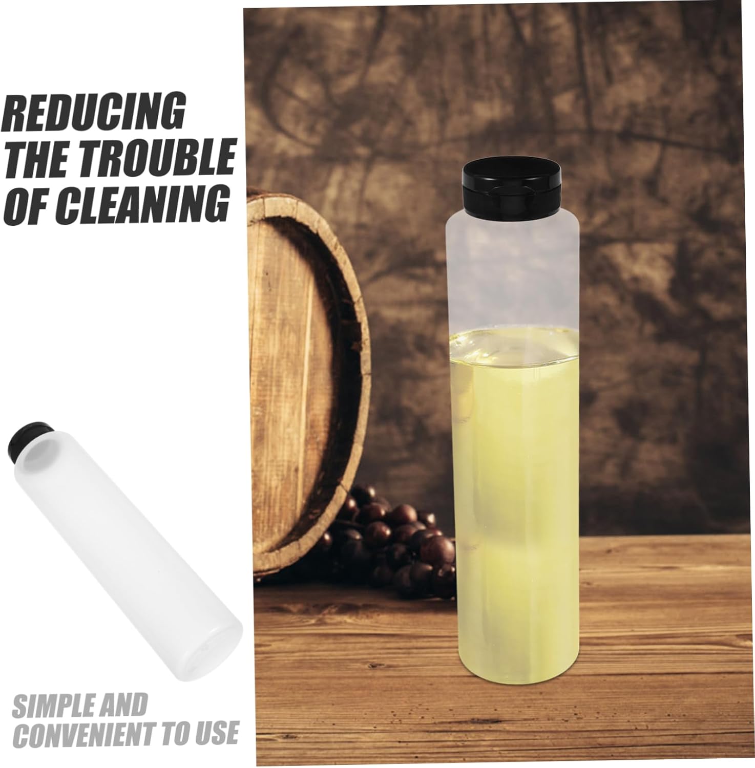 240ml Squeeze Salad Dressing Bottles