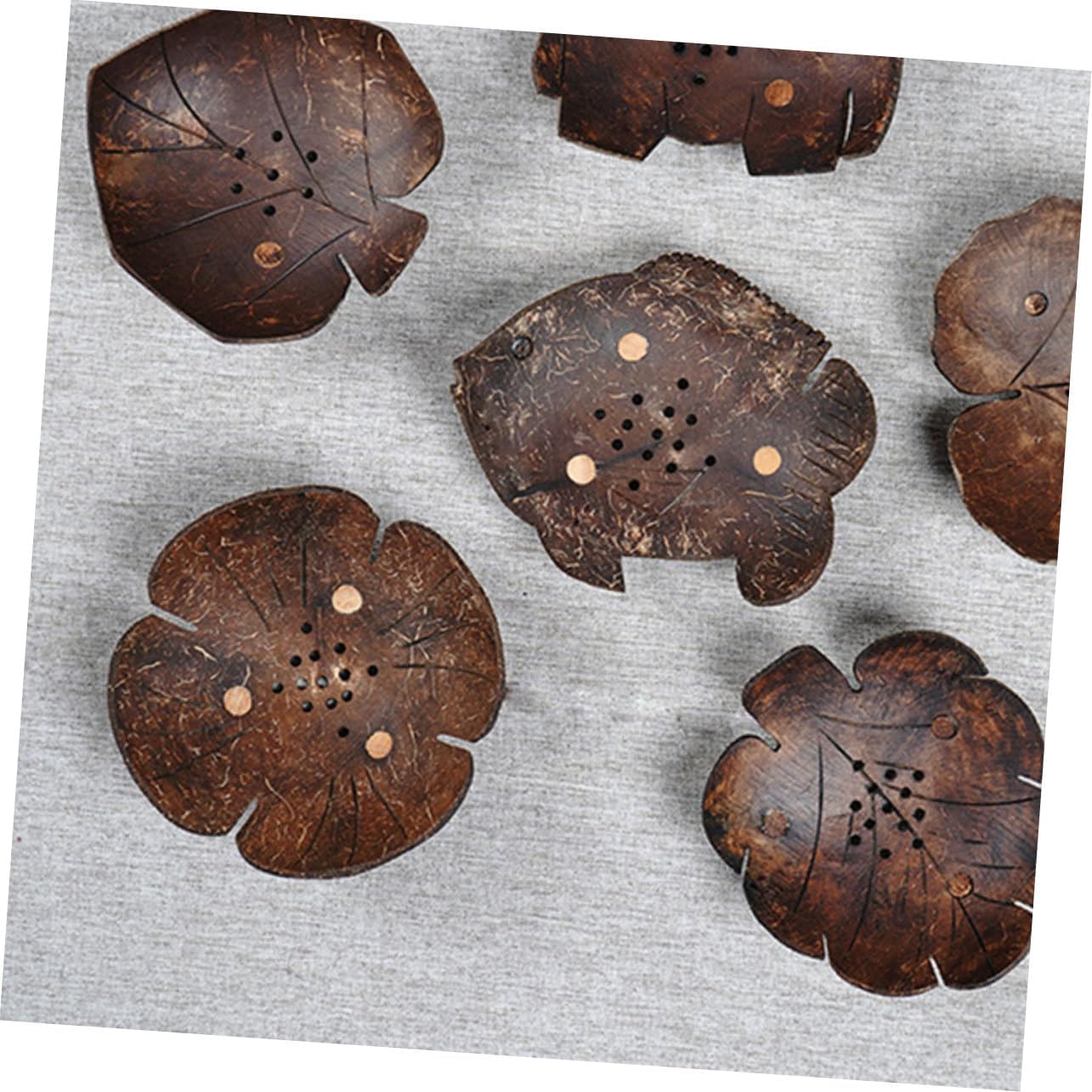 Cute Pet Bowl Holder Coconut Shell Design
