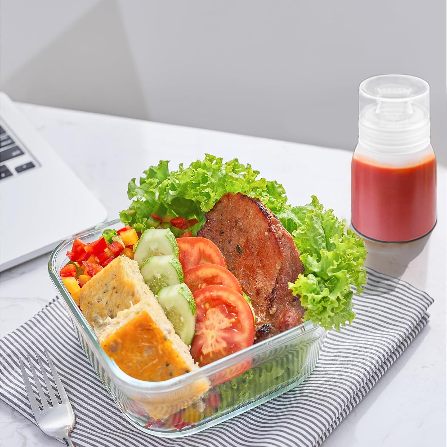 Charming Condiment Squeeze Bottle Set