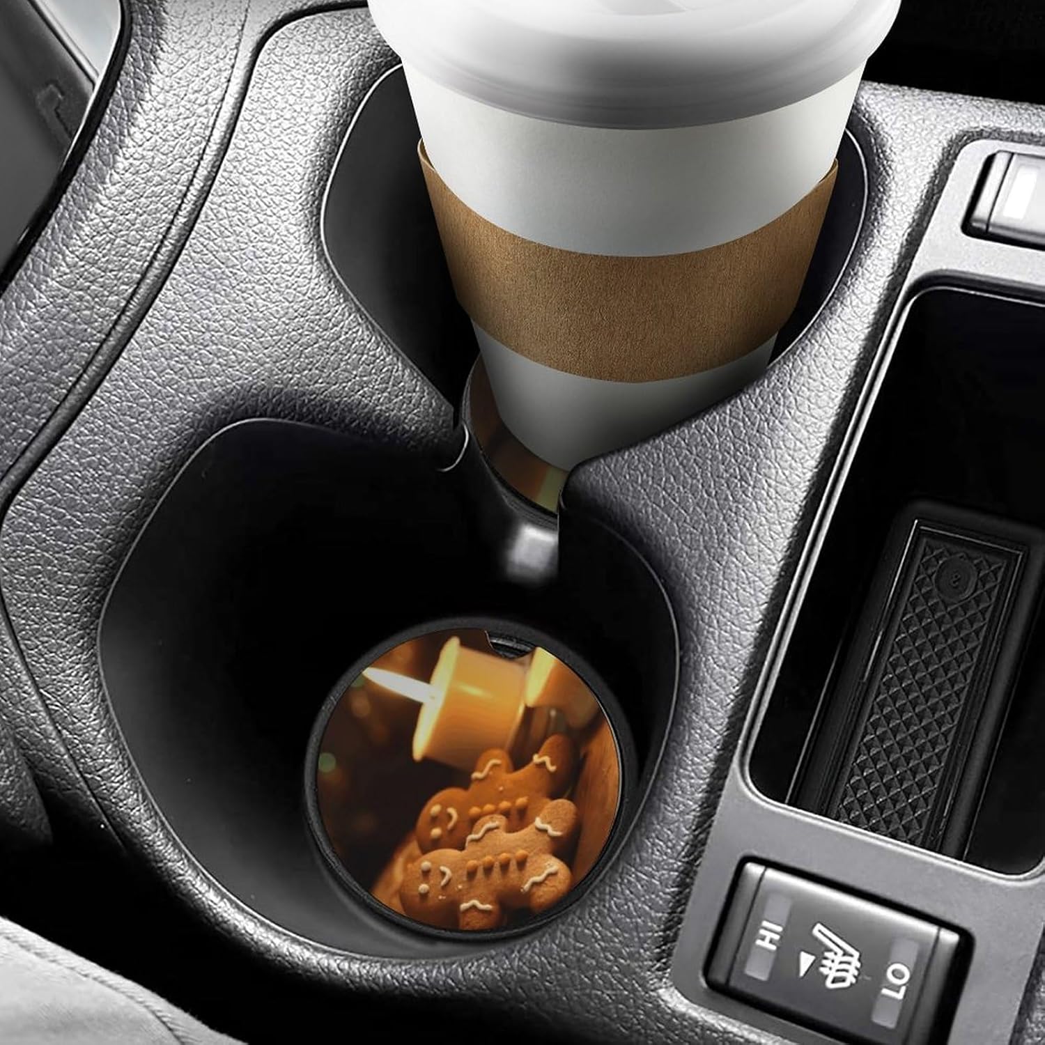 6-Piece Car Coasters for Cup Holders