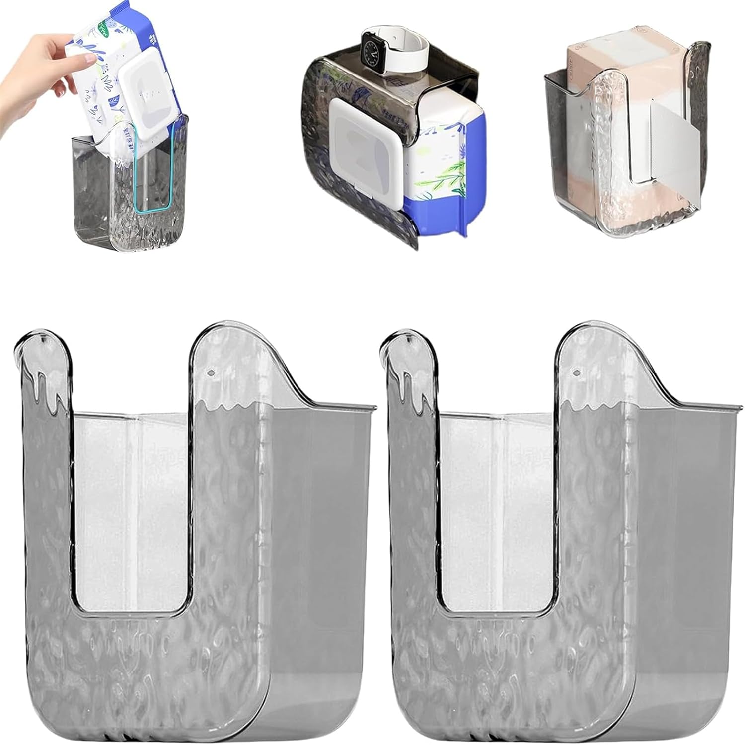 All-In-One Wall-Mounted Kitchen Wipes Storage Box