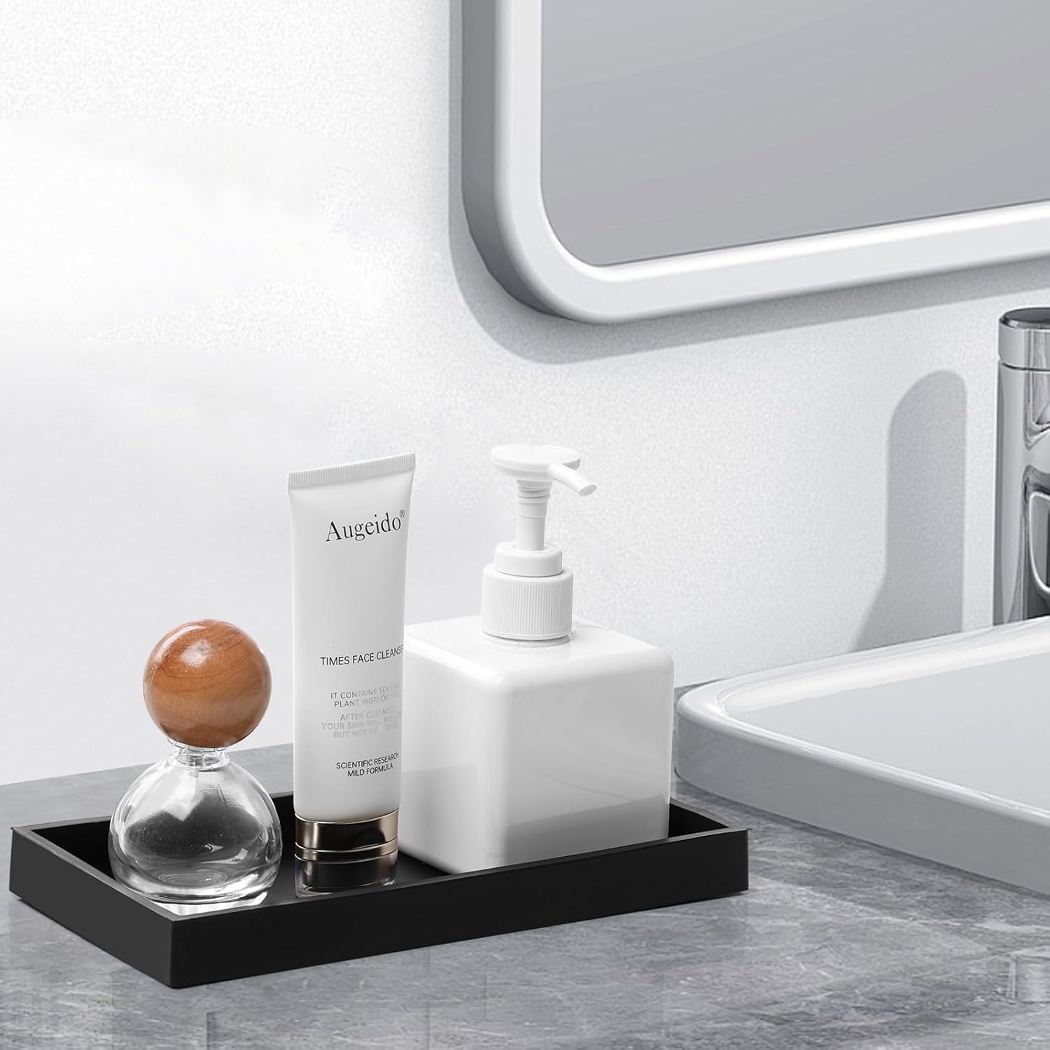 Sturdy Silicone Soap Tray for Bathroom or Desk