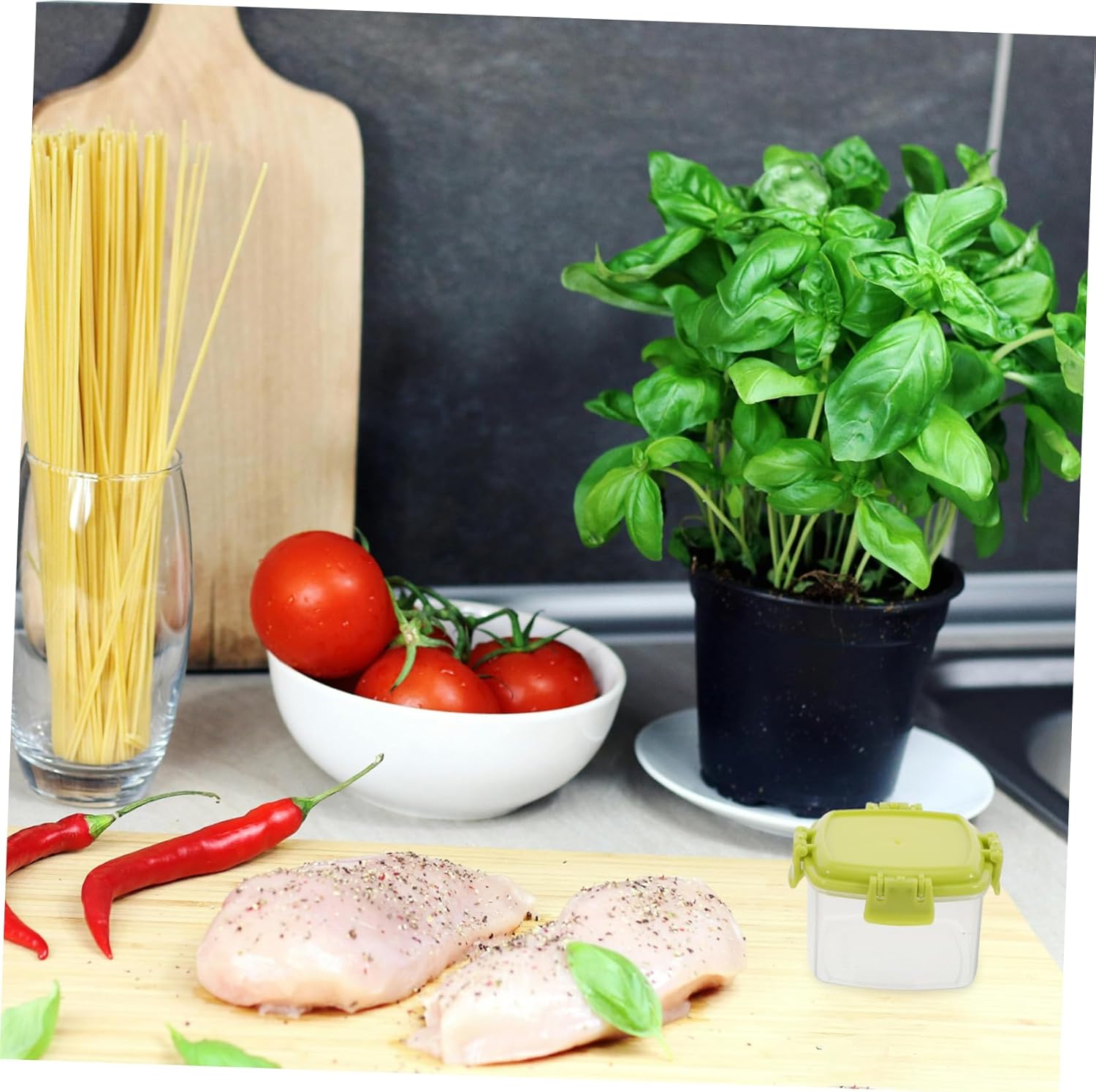 VILLFUL Set of 12 Mini Squeeze Bottles for Seasoning Storage