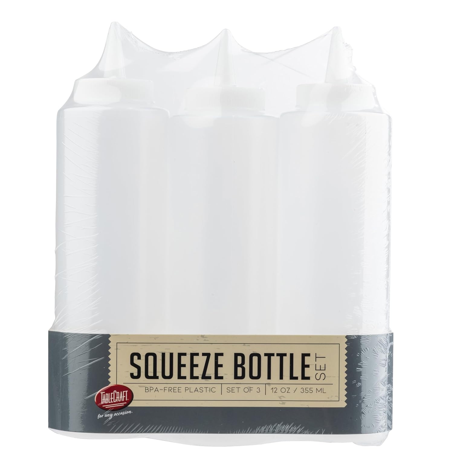 TableCraft Squeeze Bottles Set Makes Life Easier
