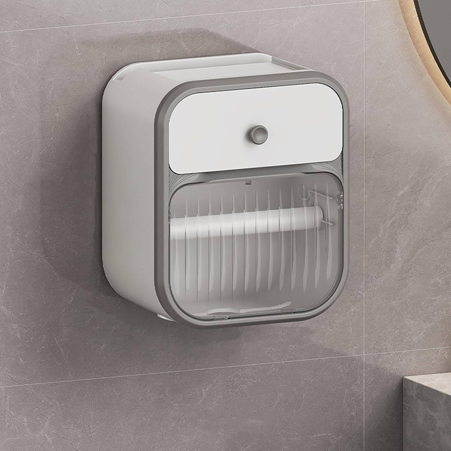 Generic Waterproof Toilet Paper Holder Wall-Mounted