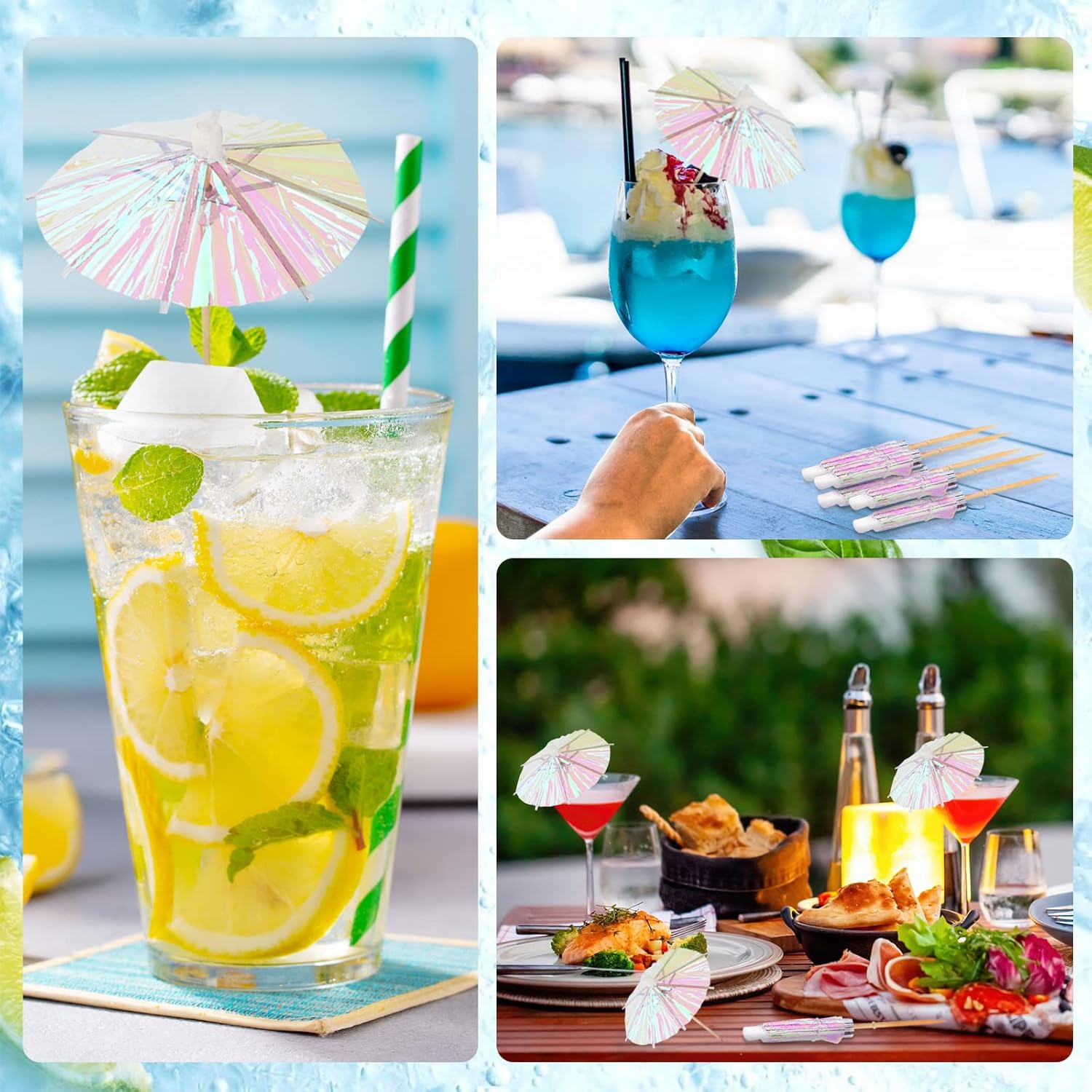 Didaey 50-Piece tropical Cocktail Umbrellas