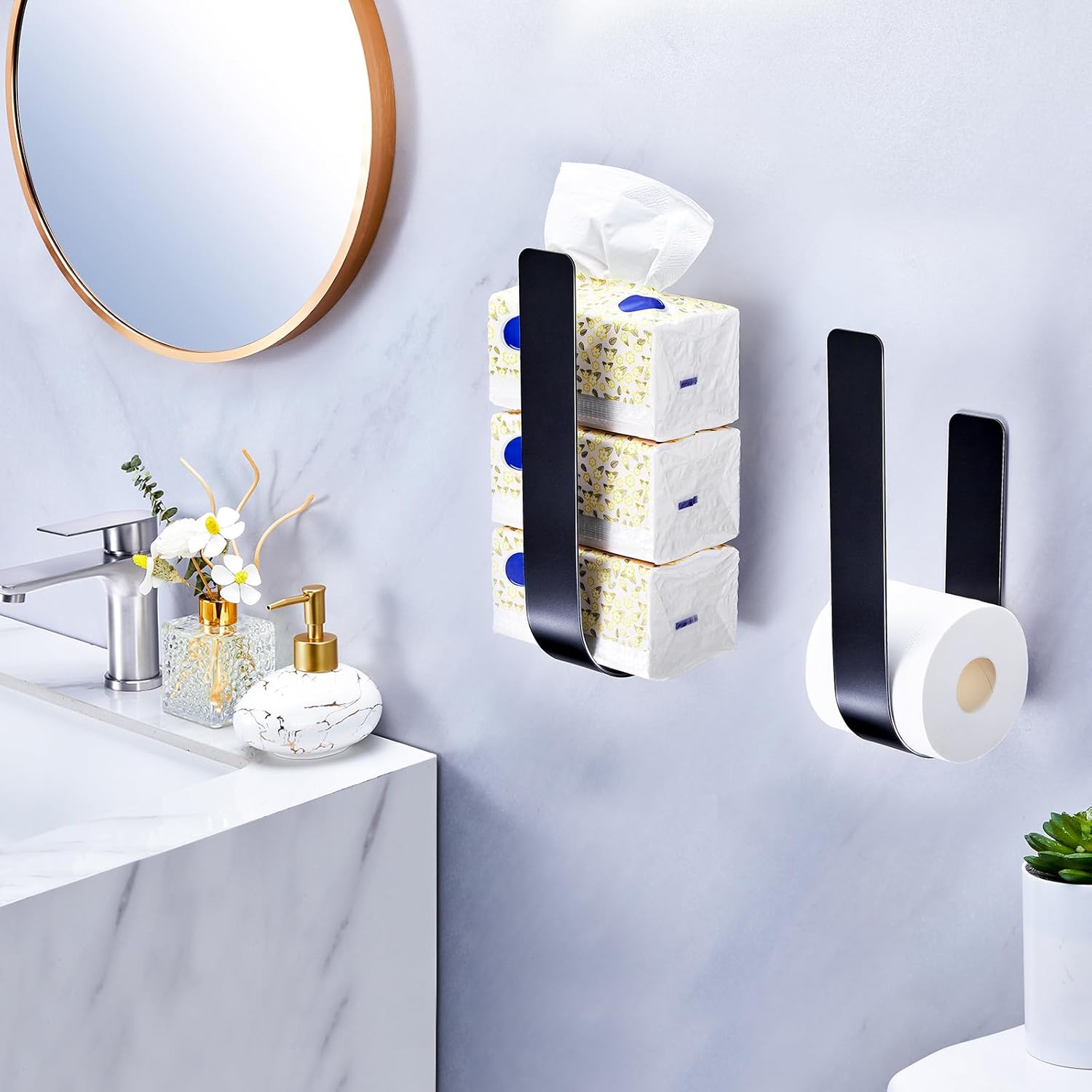 Space-Saving Toilet Paper Organizer