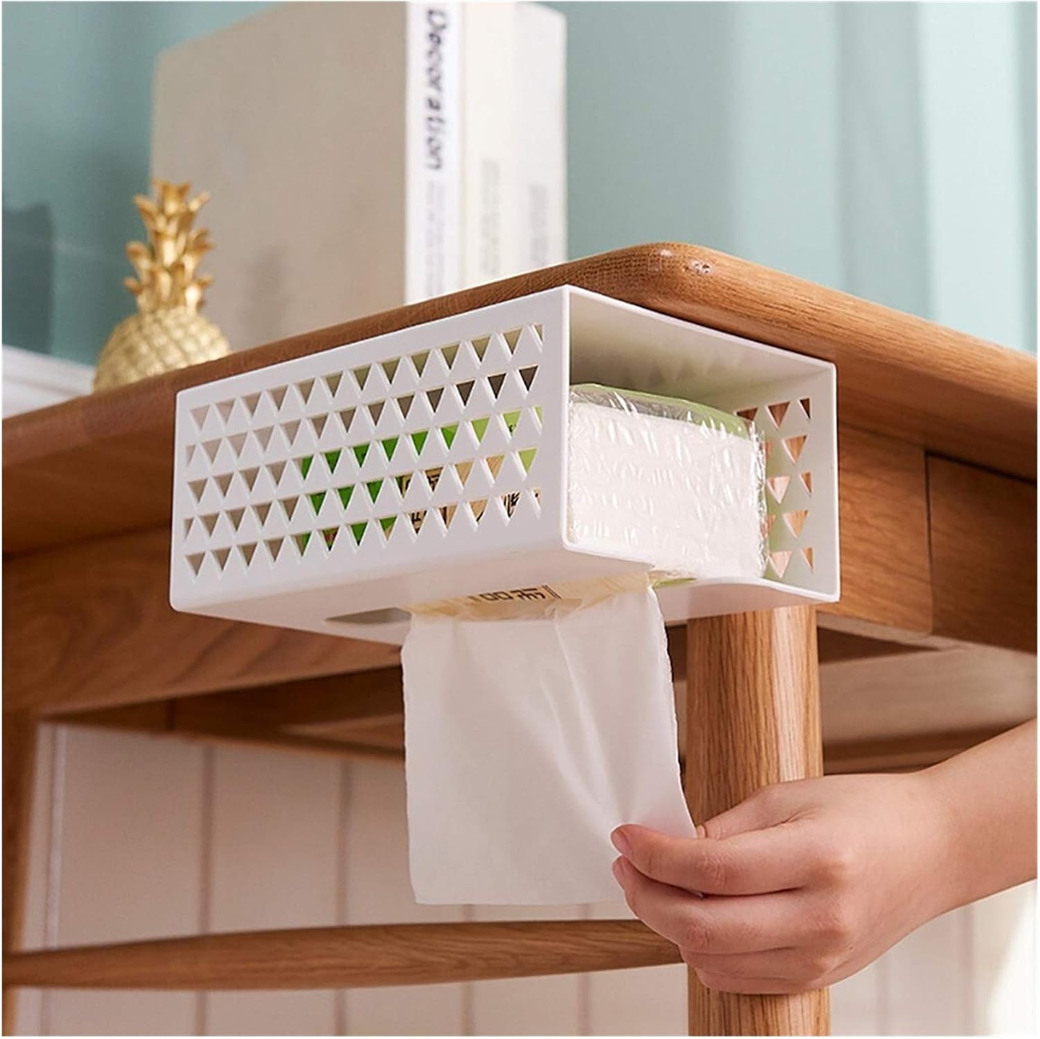 Durable Wall-Mounted Tissue Holder for Kitchen and Bathroom