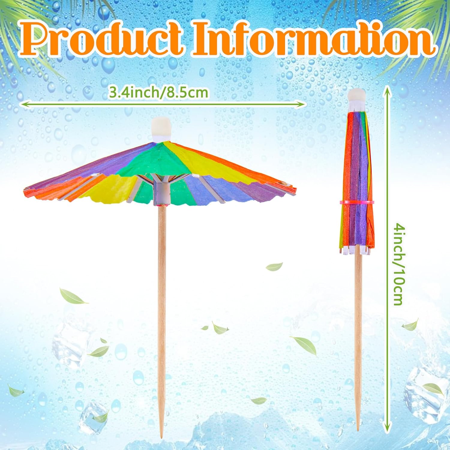 Perfect Rainbow Drink Umbrellas for Parties