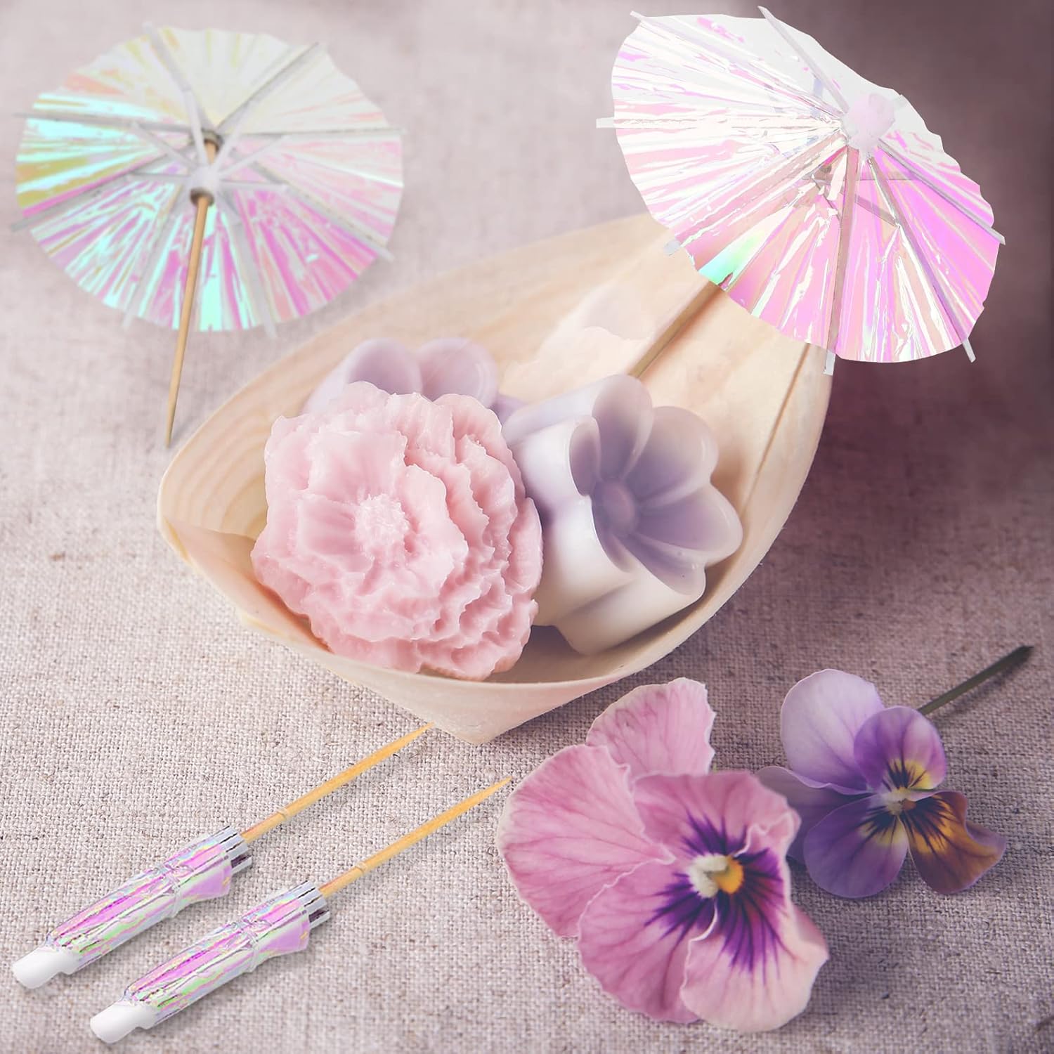 Didaey 50-Piece tropical Cocktail Umbrellas