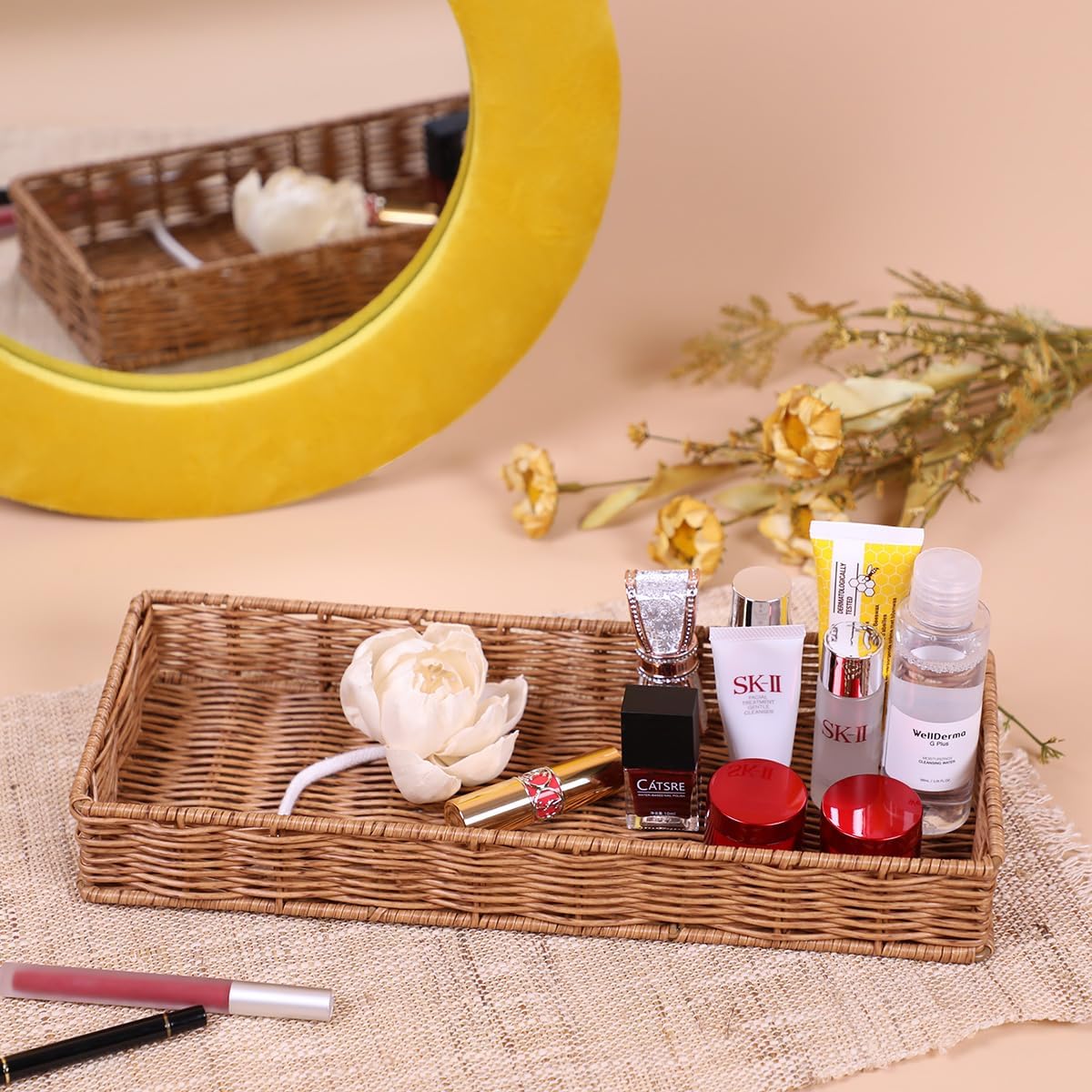 Rattan Bathroom Tray